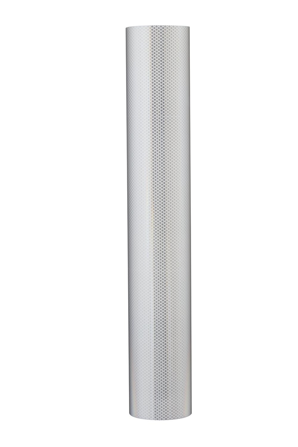 7010417222 - 3M Advanced Flexible Engineer Grade Pre-Striped Barricade Sheeting 7334L, Orange/White, 4 inch Stripe/Left, 48 in x 50 yd, 1 Roll/Case