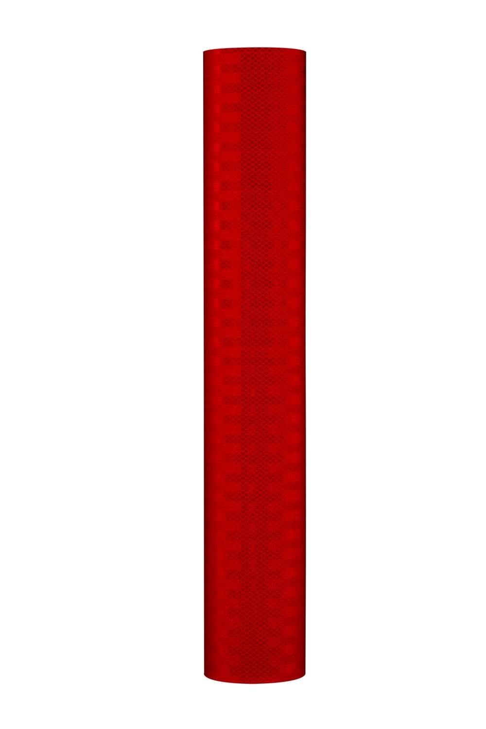 7010318221 - 3M High Intensity Prismatic Reflective Sheeting 3932, Red, 6 in x 50 yd, 1 Roll/Case