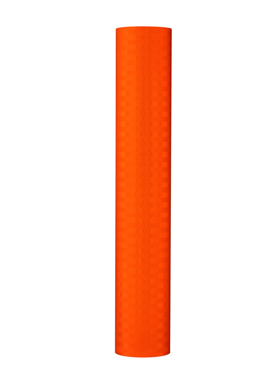 7100134925 - 3M Advanced Flexible Engineer Grade Pre-Striped Barricade Sheeting 7334L, Orange/White, 4 inch Stripe/Left, Configurable Roll