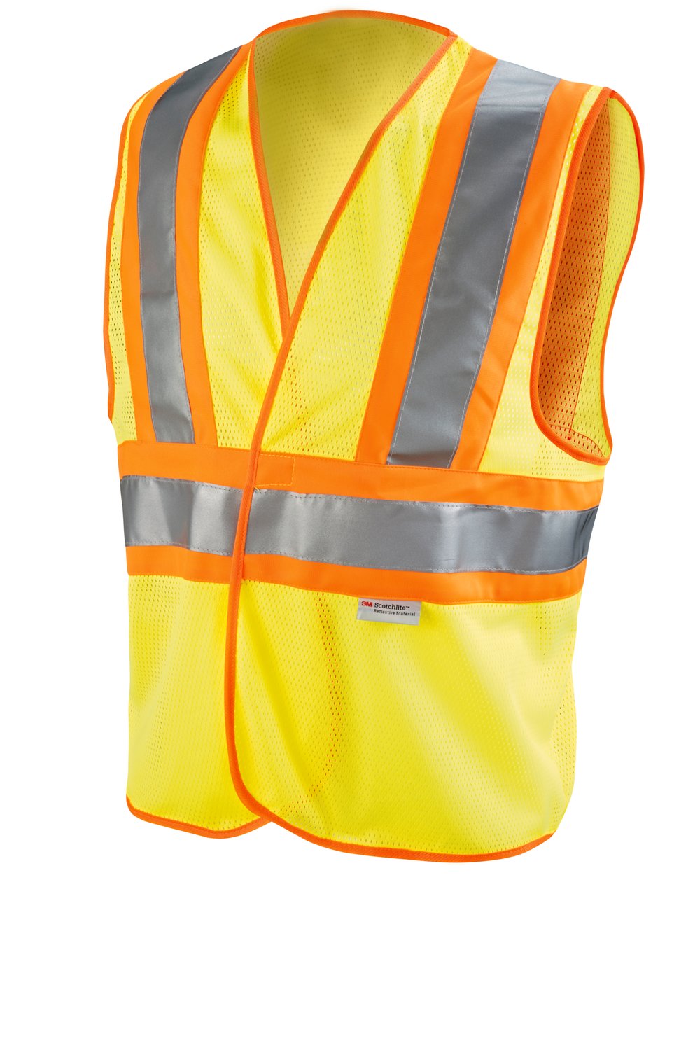 7100178484 - 3M Reflective Construction Safety Vest, Class 2 Two-Tone, 94620-80030-PS Hi-Viz Yellow, 5/case