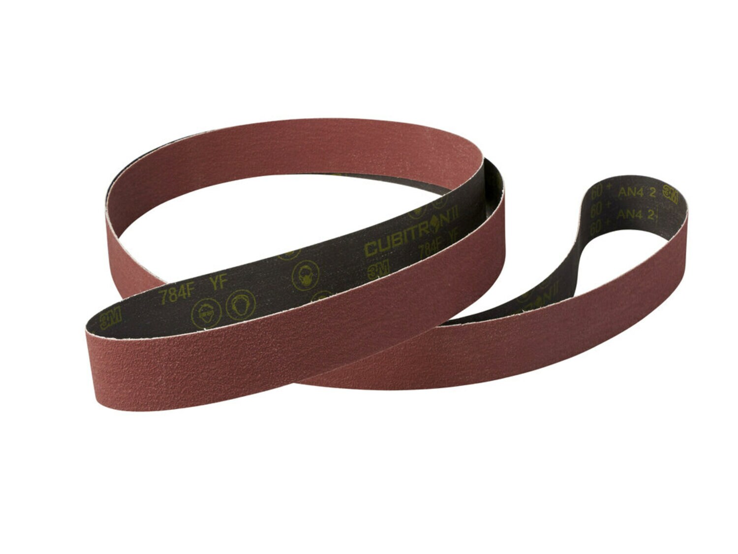 7100246214 - 3M Cubitron ll Cloth Belt 784F, 120+ XF-weight, 4 in x 148 in, Film-lok, Single-flex