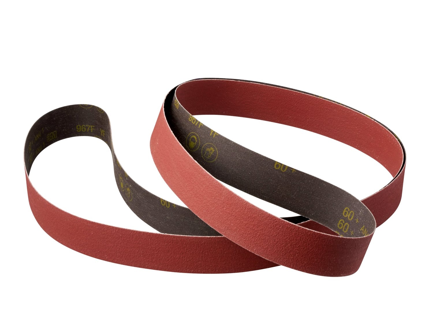 7010327793 - 3M Cubitron II Cloth Belt 967F, 3 in x 132 in 60+ YF-weight Full-Flex, 25 ea/Case