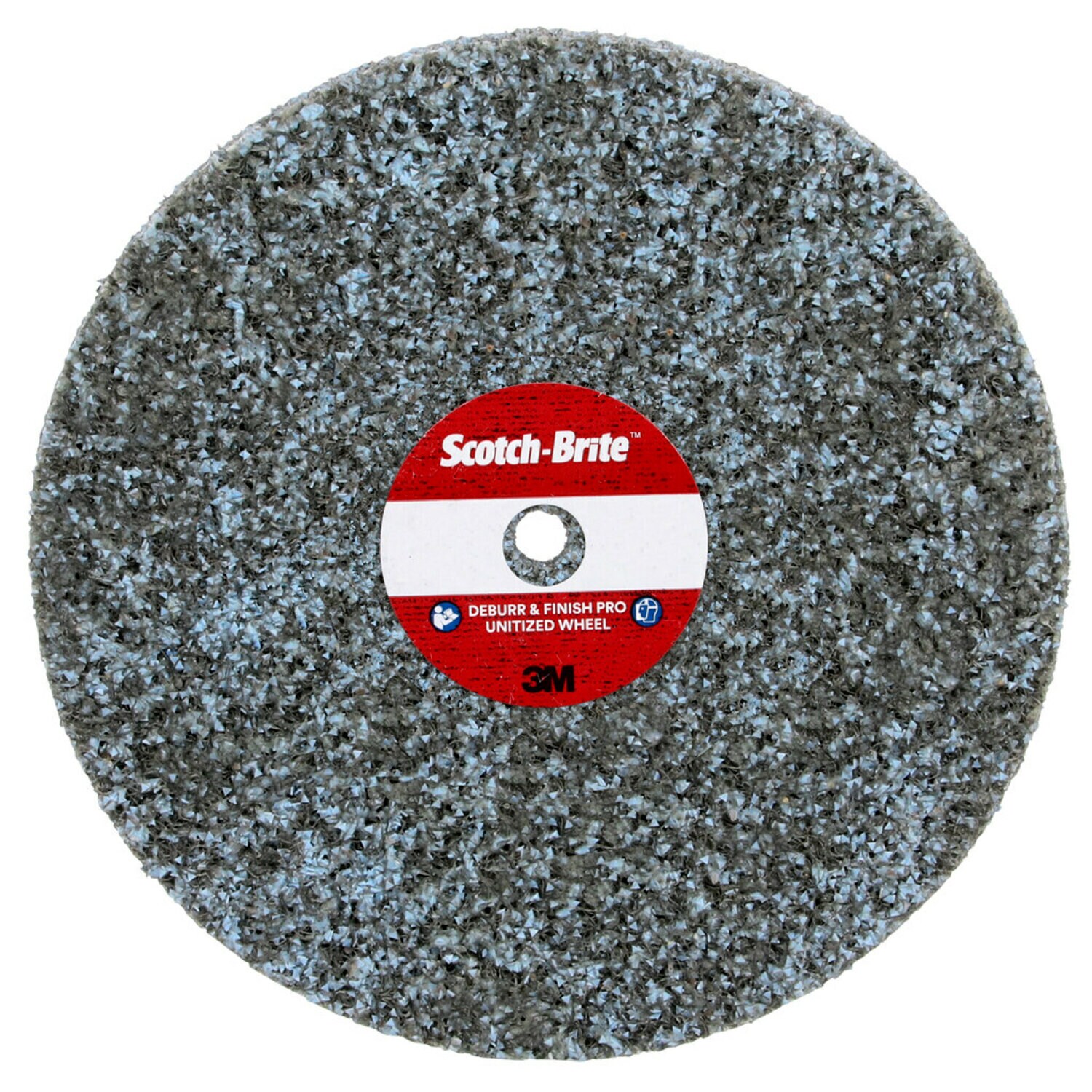 7100290248 - Scotch-Brite Deburr & Finish PRO Unitized Wheel, DP-UW, 9C Extra Coarse+, 8 in x 1/4 in x 1/4 in, 8 ea/Case