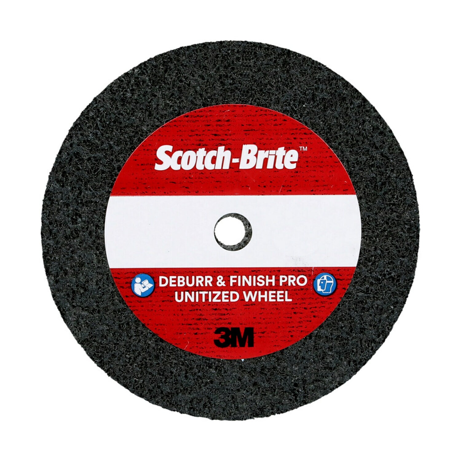 7100143413 - Scotch-Brite Deburr & Finish PRO Unitized Wheel, DP-UW, 2S Fine, 1 in x 1 in x 3/16 in, 50 ea/Case