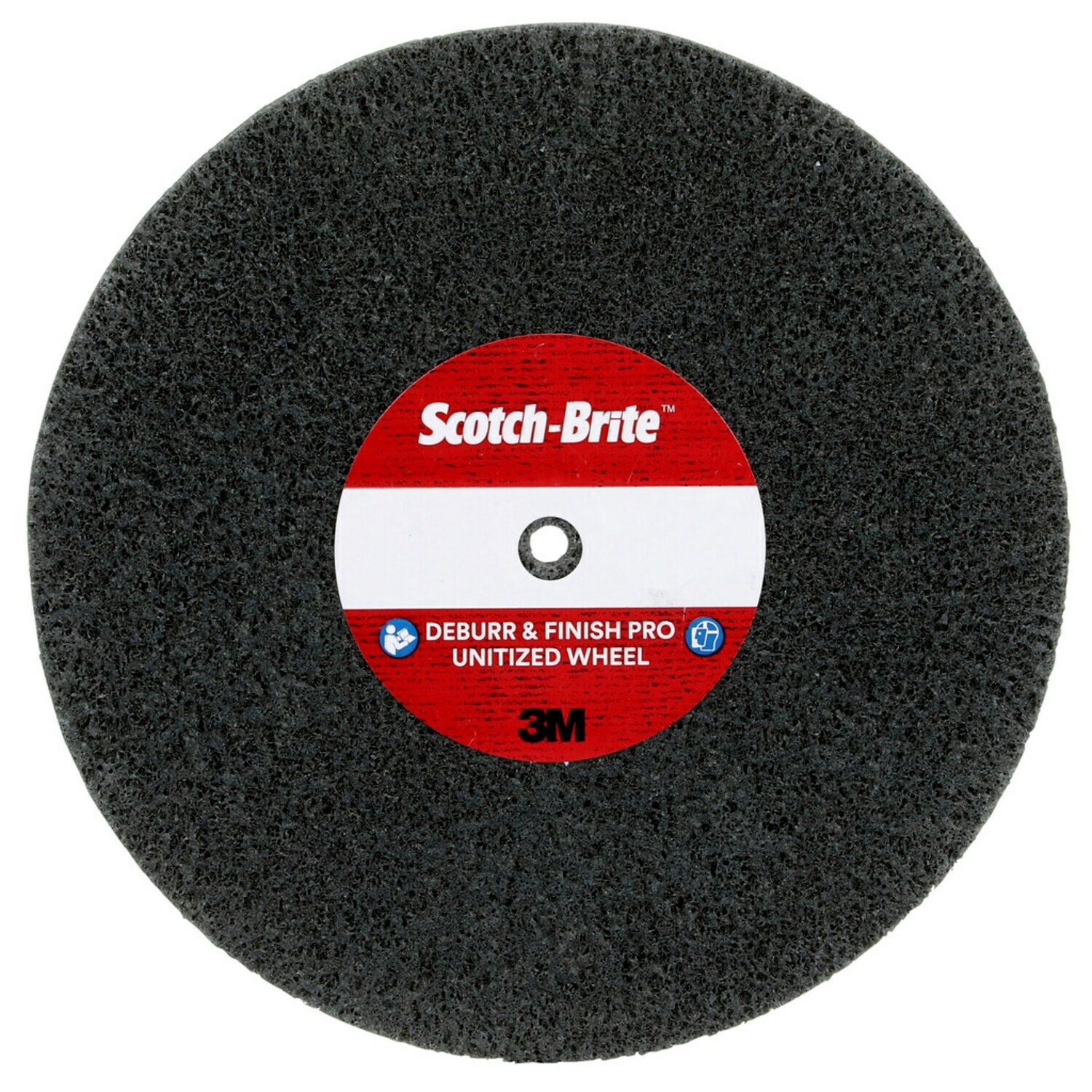 7100179927 - Scotch-Brite Deburr & Finish PRO Unitized Wheel, DP-UW, 2S Fine, 6 in x 1/2 in x 1/2 in, 4 ea/Case