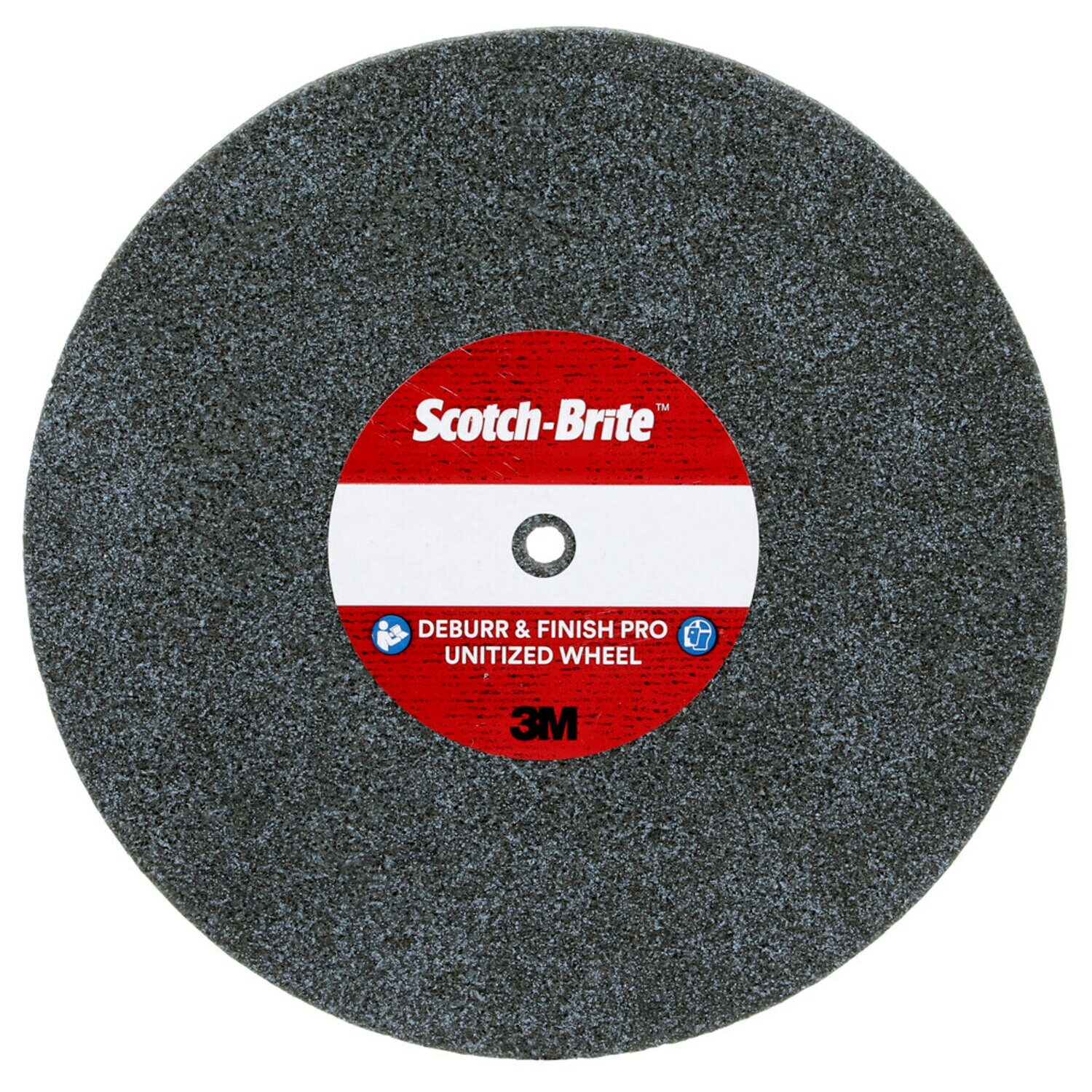 7100110911 - Scotch-Brite Deburr & Finish PRO Unitized Wheel, DP-UW, 8C Coarse+, 6 in x 1/2 in x 1 in, 4 ea/Case