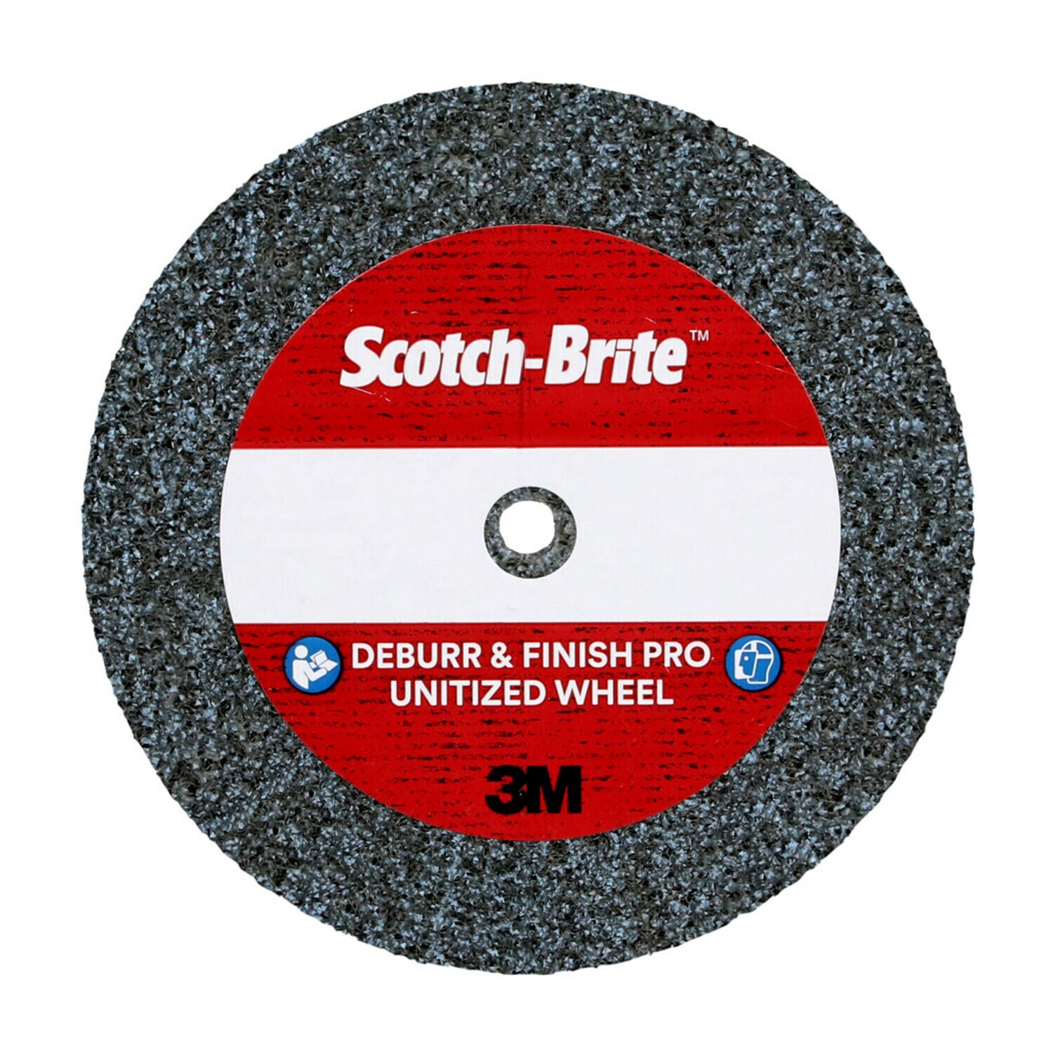 7100287415 - Scotch-Brite Deburr & Finish PRO Unitized Wheel, DP-UW, 8C Coarse+, 2 in x 1 in x 1/4 in
