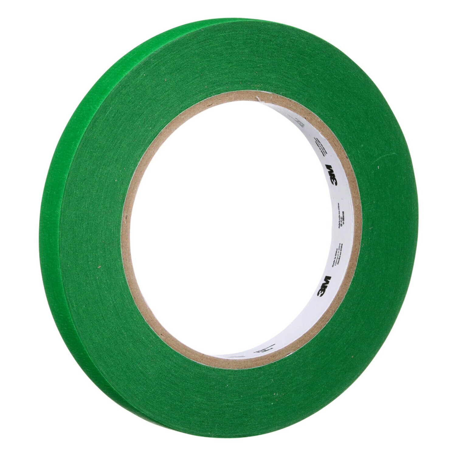 7100299467 - 3M UV Resistant Green Masking Tape, 12 mm x 55 m, 96 Rolls/Case