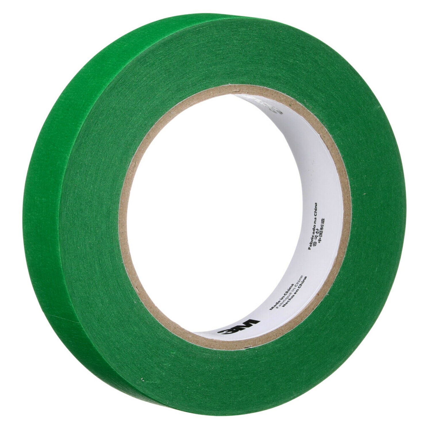 7100299469 - 3M UV Resistant Green Masking Tape, 24 mm x 55 m, 48 Rolls/Case
