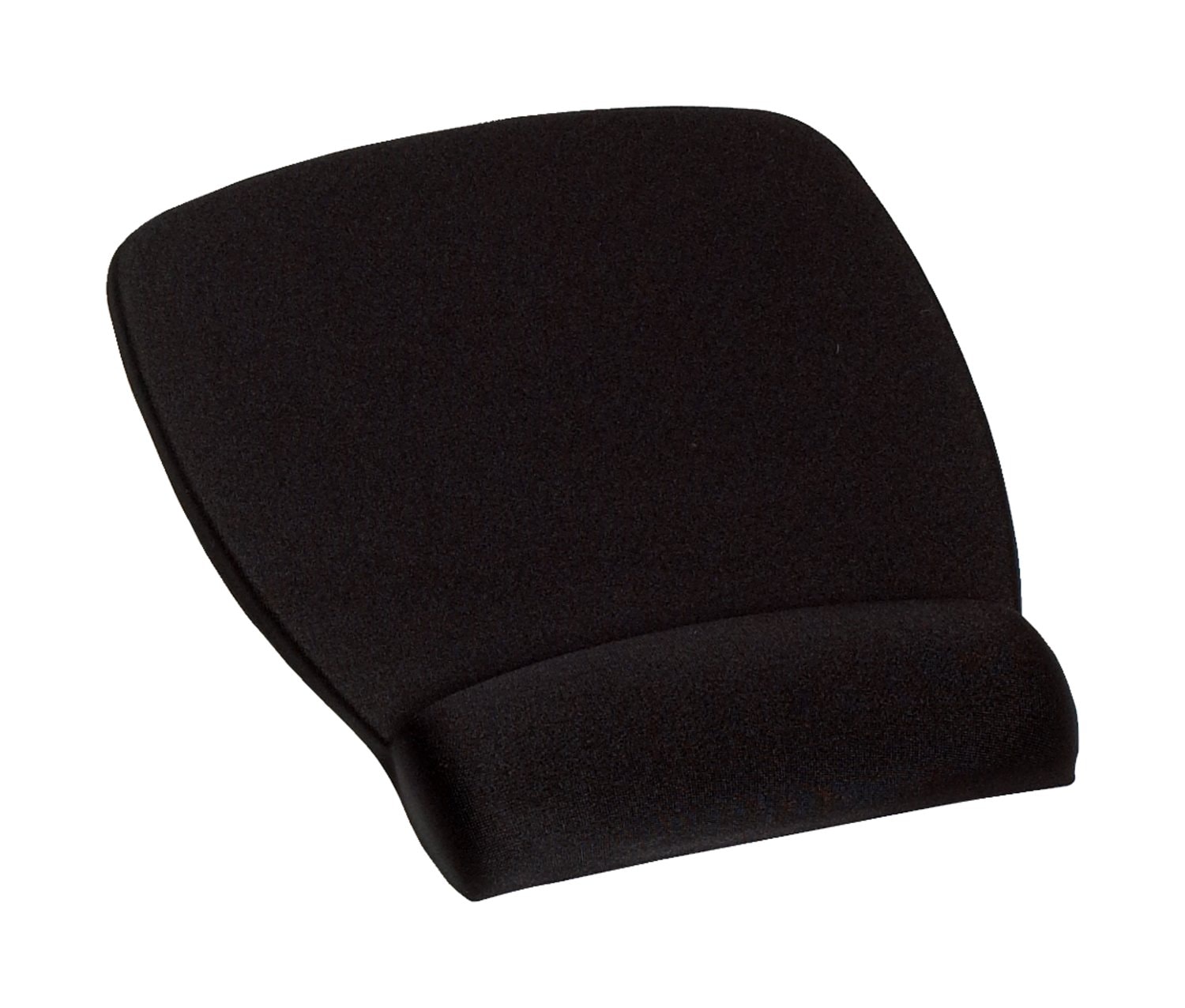 7000122570 - 3M Foam Mouse Pad Wrist Rest MW209MB, Compact Size, Fabric, Black, 6.8 in x 8.6 in x 0.75 in