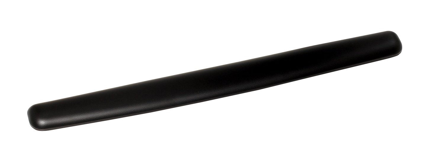7000122514 - 3M Gel Wrist Rest WR340LE, Extra Long for Keyboard and Mouse, Leatherette, Blk, 2.5 in x 25.0 in x 0.75 in