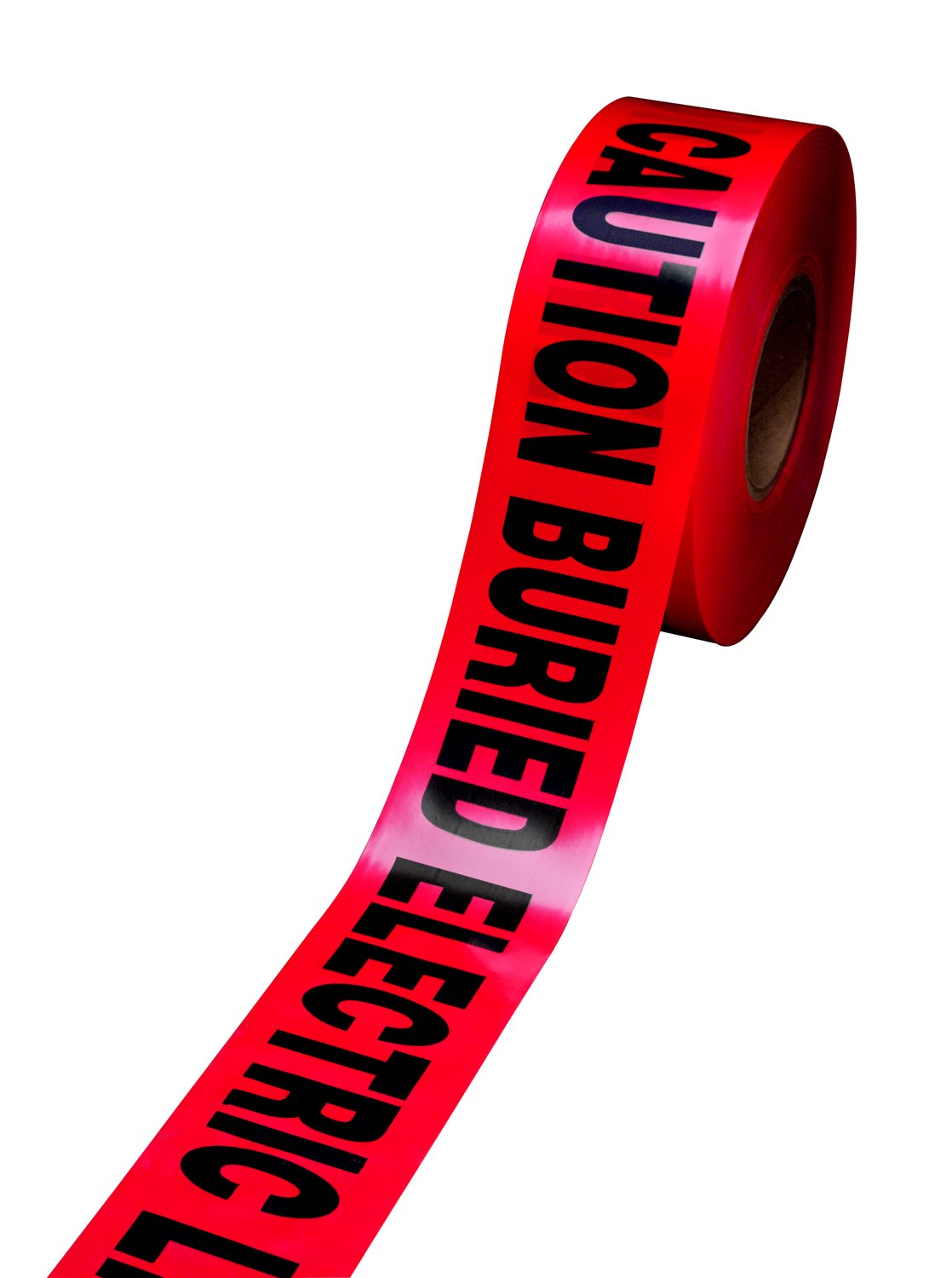 7000132915 - Scotch Buried Barricade Tape 303, CAUTION BURIED ELECTRIC LINE BELOW, 3
in x 300 ft, Red, 16 rolls/Case