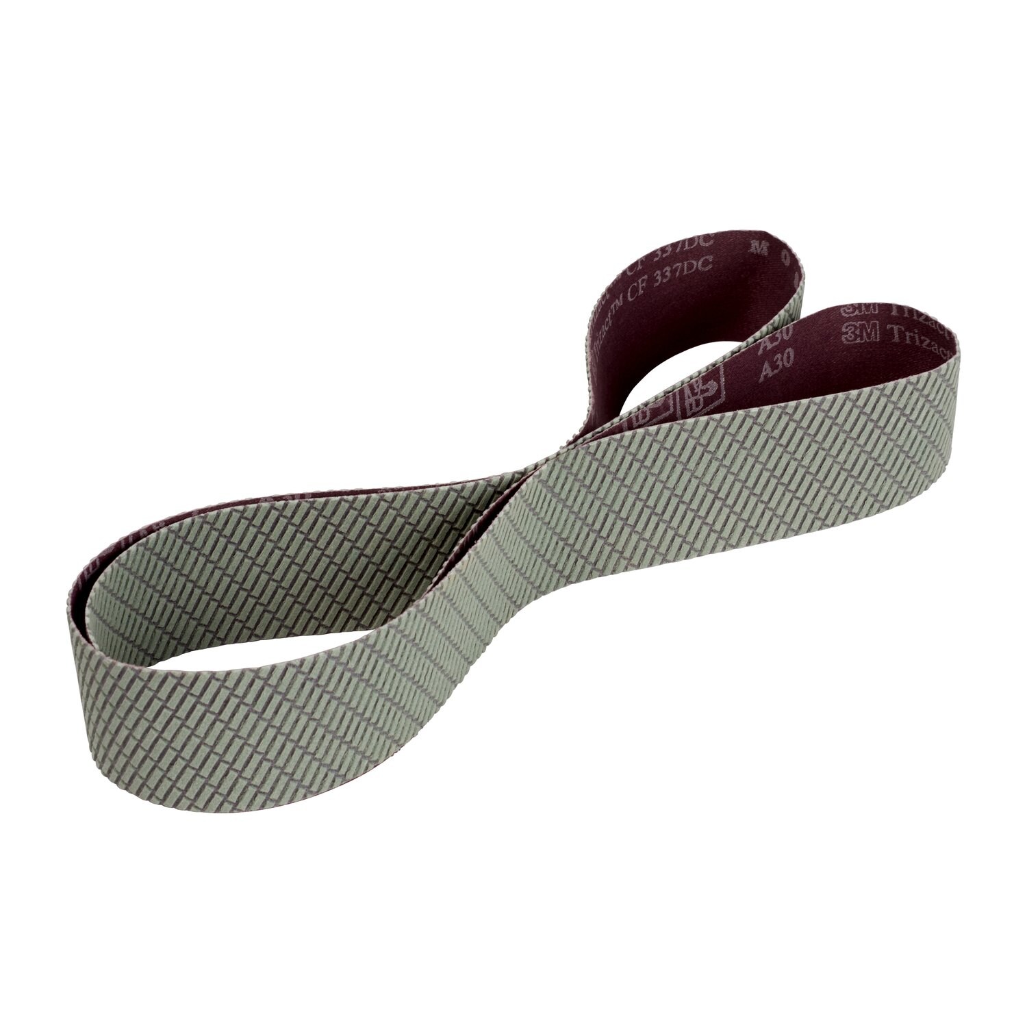 7010365366 - 3M Trizact Cloth Belt 337DC, A100 X-weight, 1-1/2 in x 72 in, Film-lok, No Flex, 50 ea/Case