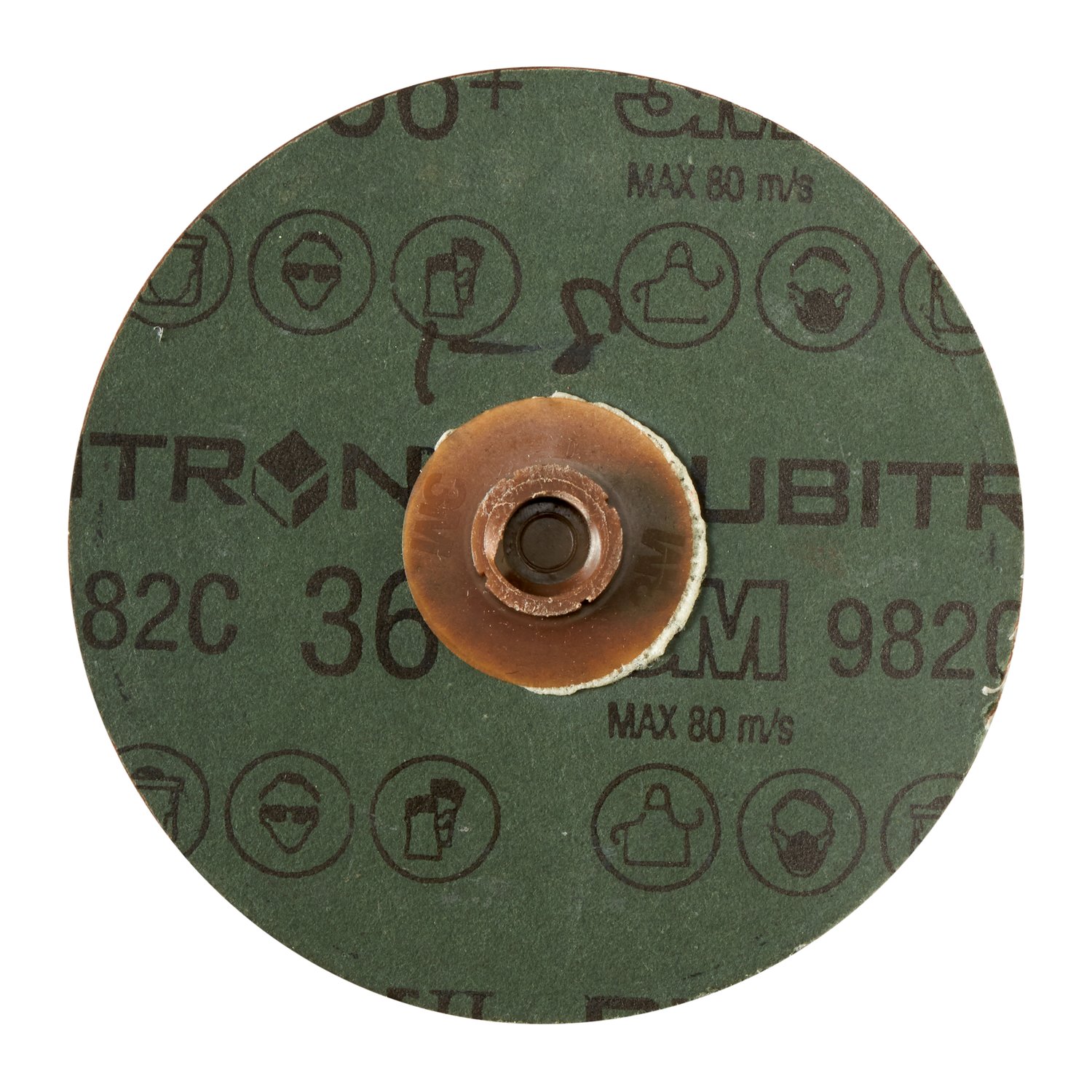 7100084495 - 3M Cubitron II Roloc Fibre Disc 982C, 36+, TS, Red, 4 in, Die RS400BB, 25/Carton, 100 ea/Case