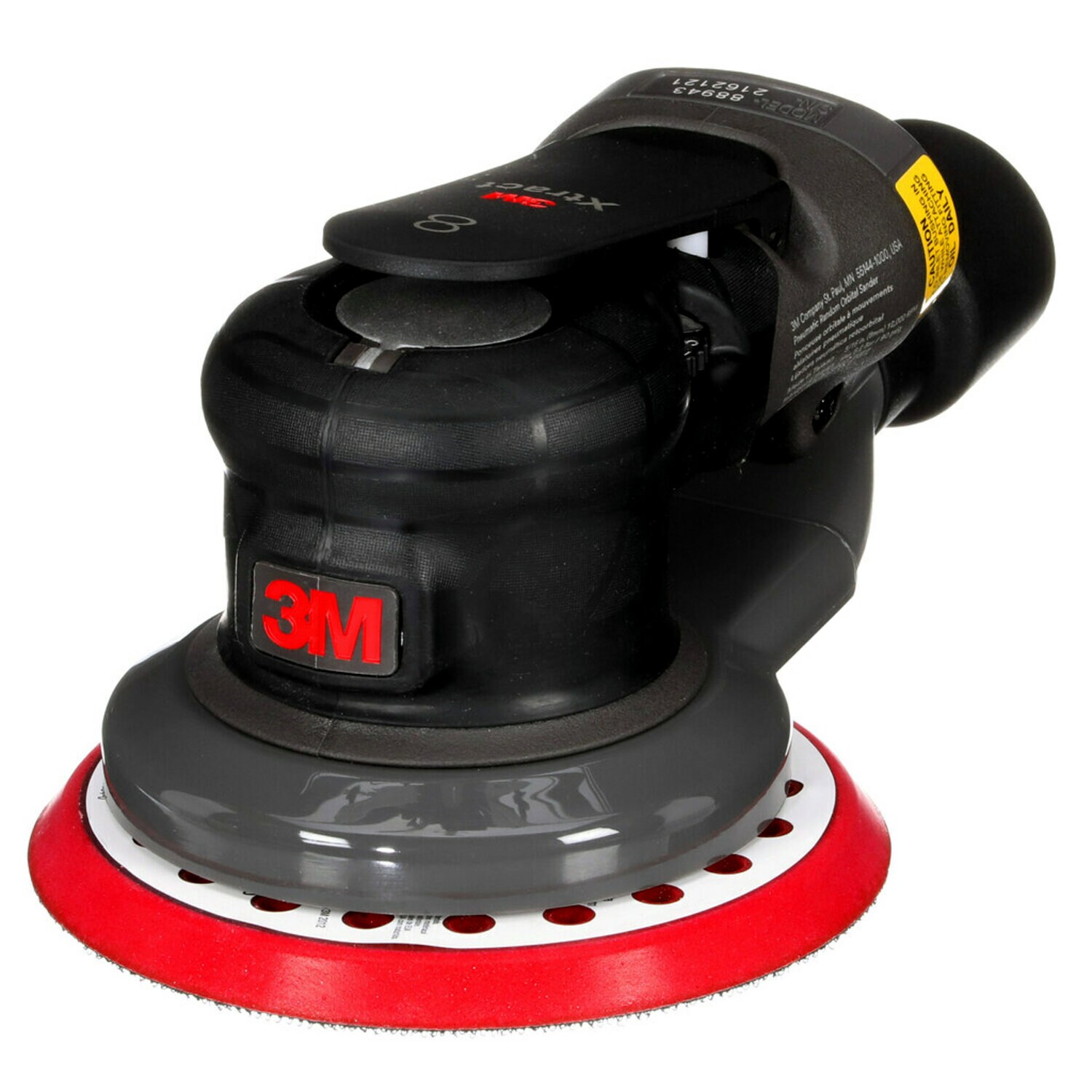 7100258885 - 3M Xtract Pneumatic Random Orbital Sander, 88943, 5 in, Central Vacuum, 5/16 in Orbit, 1 ea/Case