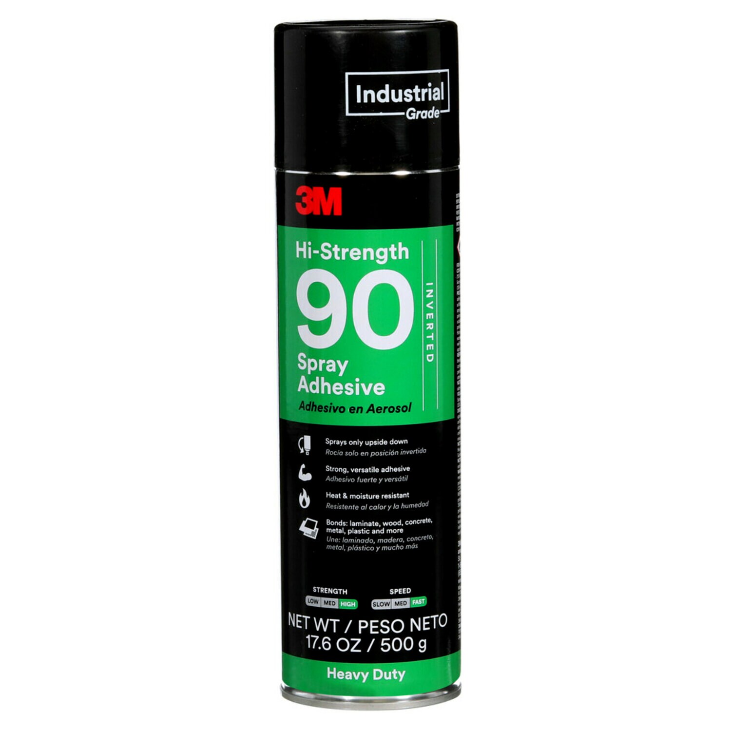7010292719 - 3M Hi-Strength Spray Adhesive 90, Inverted, Clear, 24 fl oz Can (Net Wt
17.6 oz), 12/Case, NOT FOR SALE IN CA AND OTHER STATES