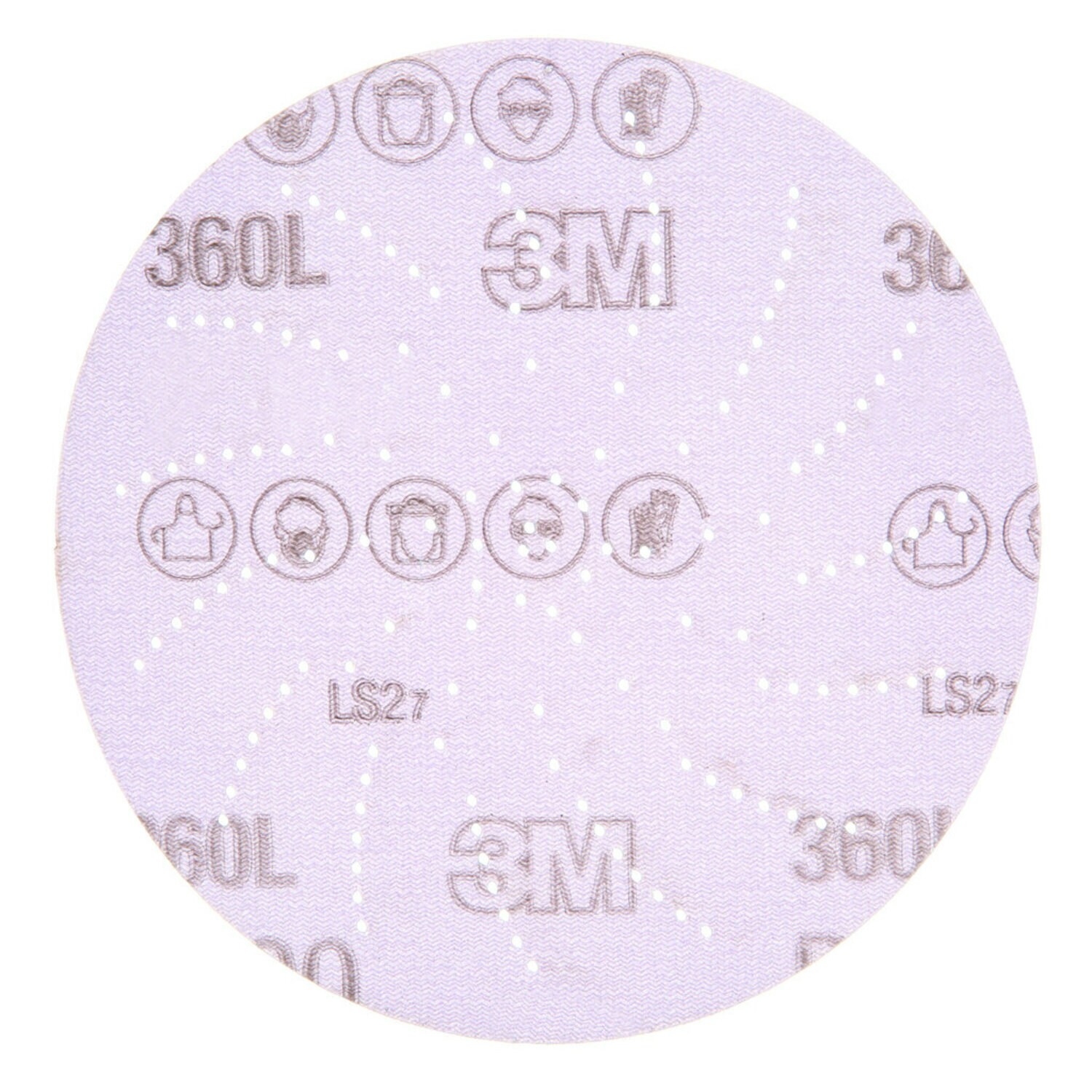 7010029939 - 3M Xtract Film Disc 360L, P800 3MIL, 5 in, Die 500LG, 100/Carton, 500 ea/Case