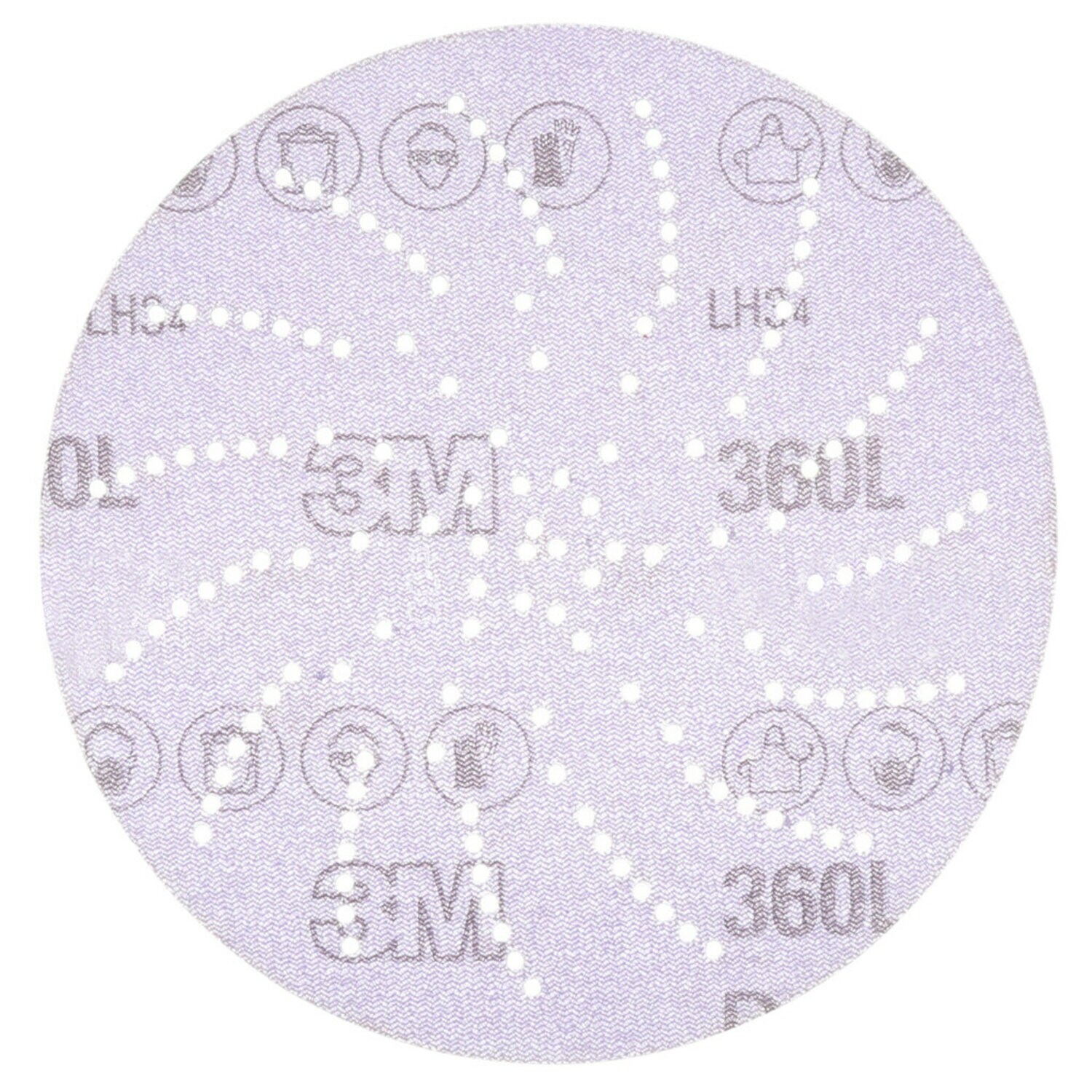 7100010252 - 3M Xtract Film Disc 360L, P220 3MIL, 3 in, Die 300LG, 100/Carton, 500 ea/Case