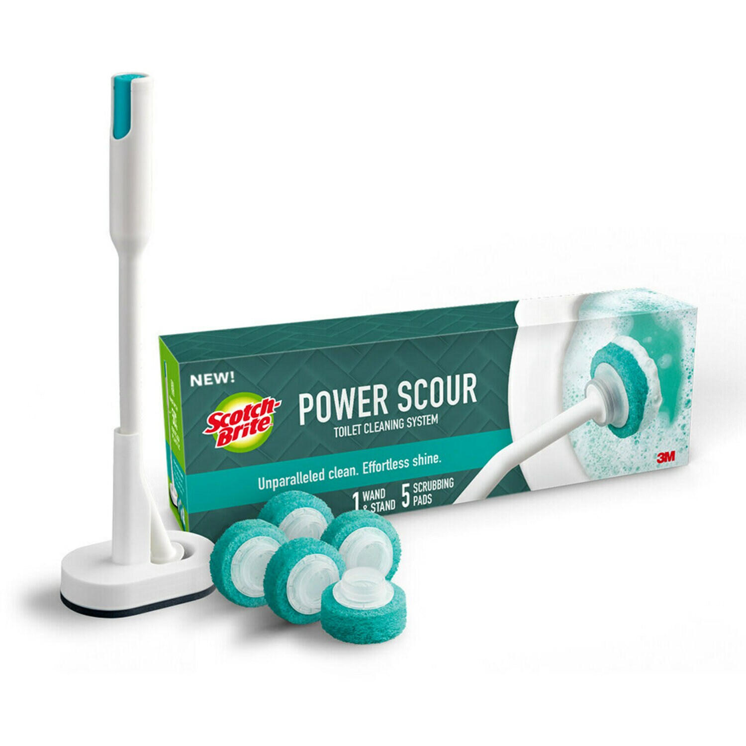 7100292293 - Scotch-Brite Power Scour Toilet Cleaning System 559-PS-SK-4, 4/1