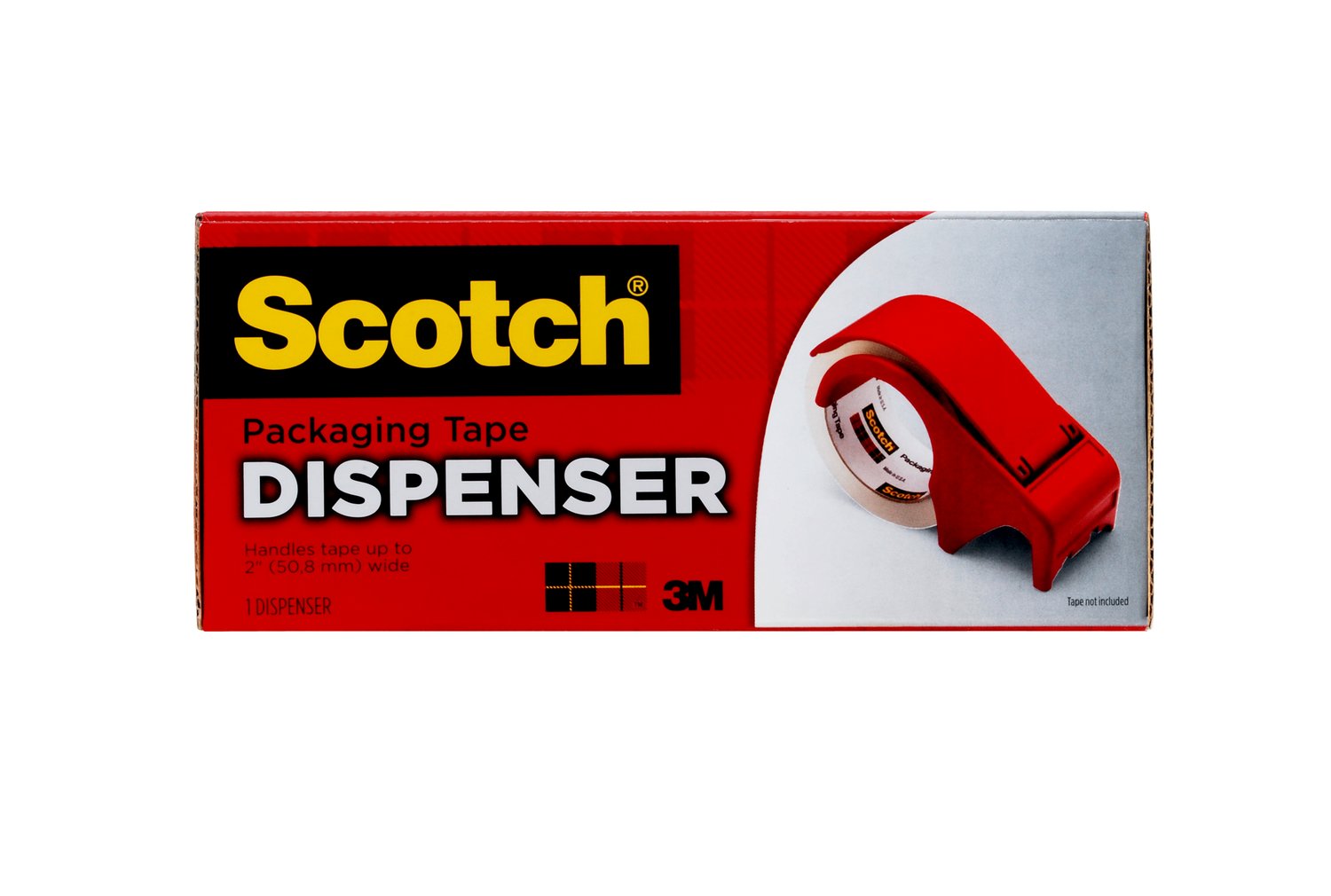 7010332414 - Scotch Packaging Tape Hand Dispenser, DP-300-RD