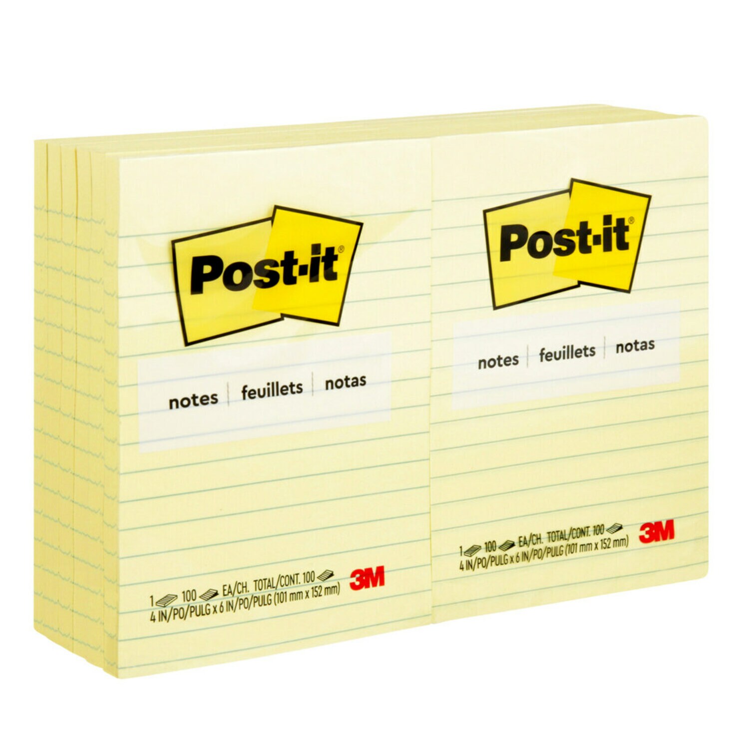 7100229681 - Post-it Notes 660, 4 in x 6 in (101 mm x 152 mm)
