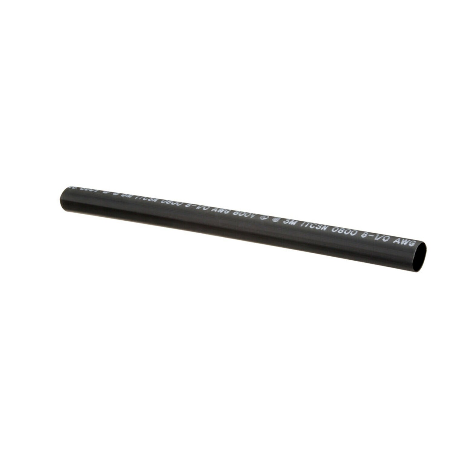 7000031473 - 3M Heat Shrink Heavy-Wall Cable Sleeve ITCSN-0800, 8-1/0 AWG, Expanded/Recovered I.D. 0.80/0.20 in, 12 in Length, boxed, 25/Case