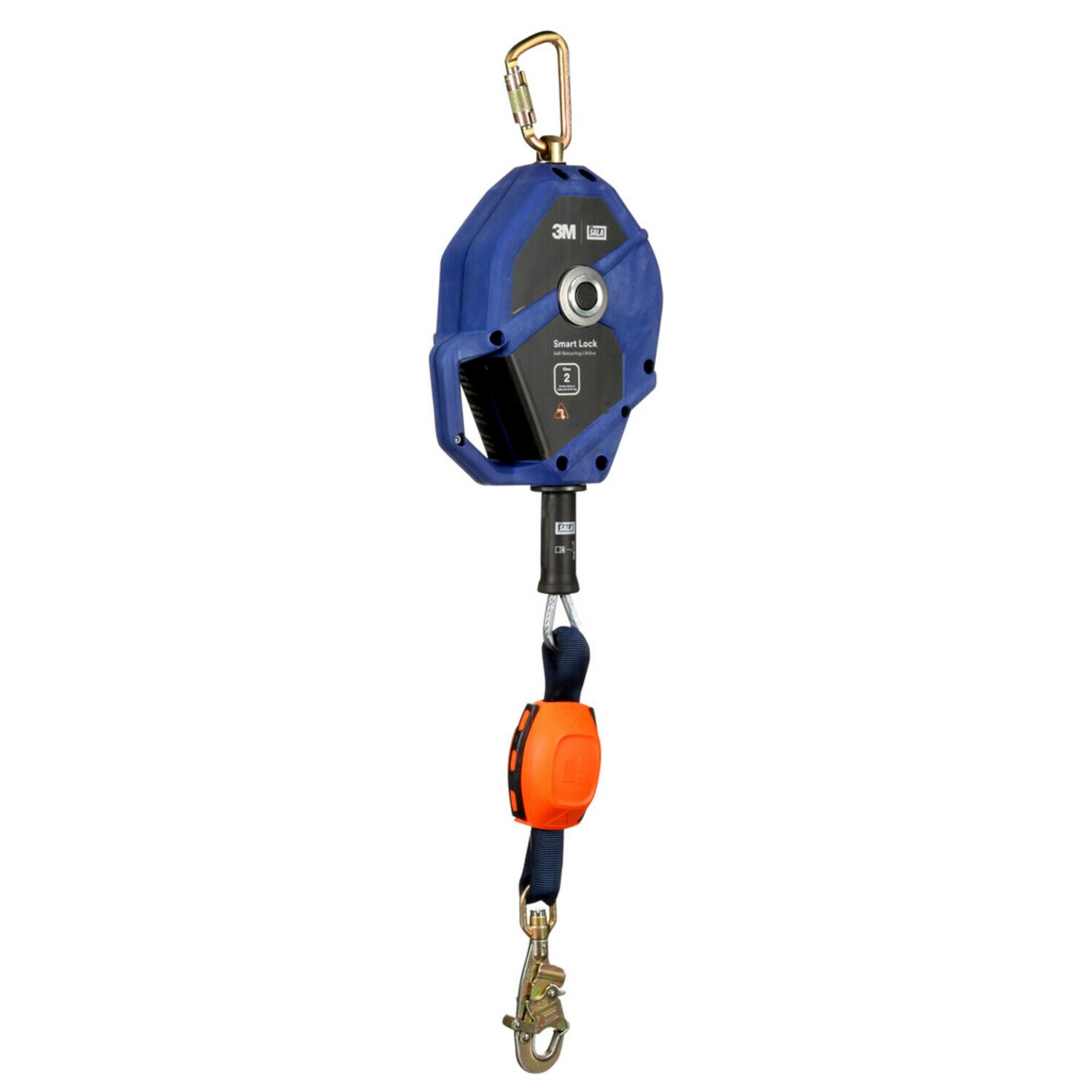 7100311417 - 3M DBI-SALA Smart Lock Edge Self Retracting Lifeline 3503881, Galvanized Cable, Steel Swivel Snap Hook, 30 ft, Class 2