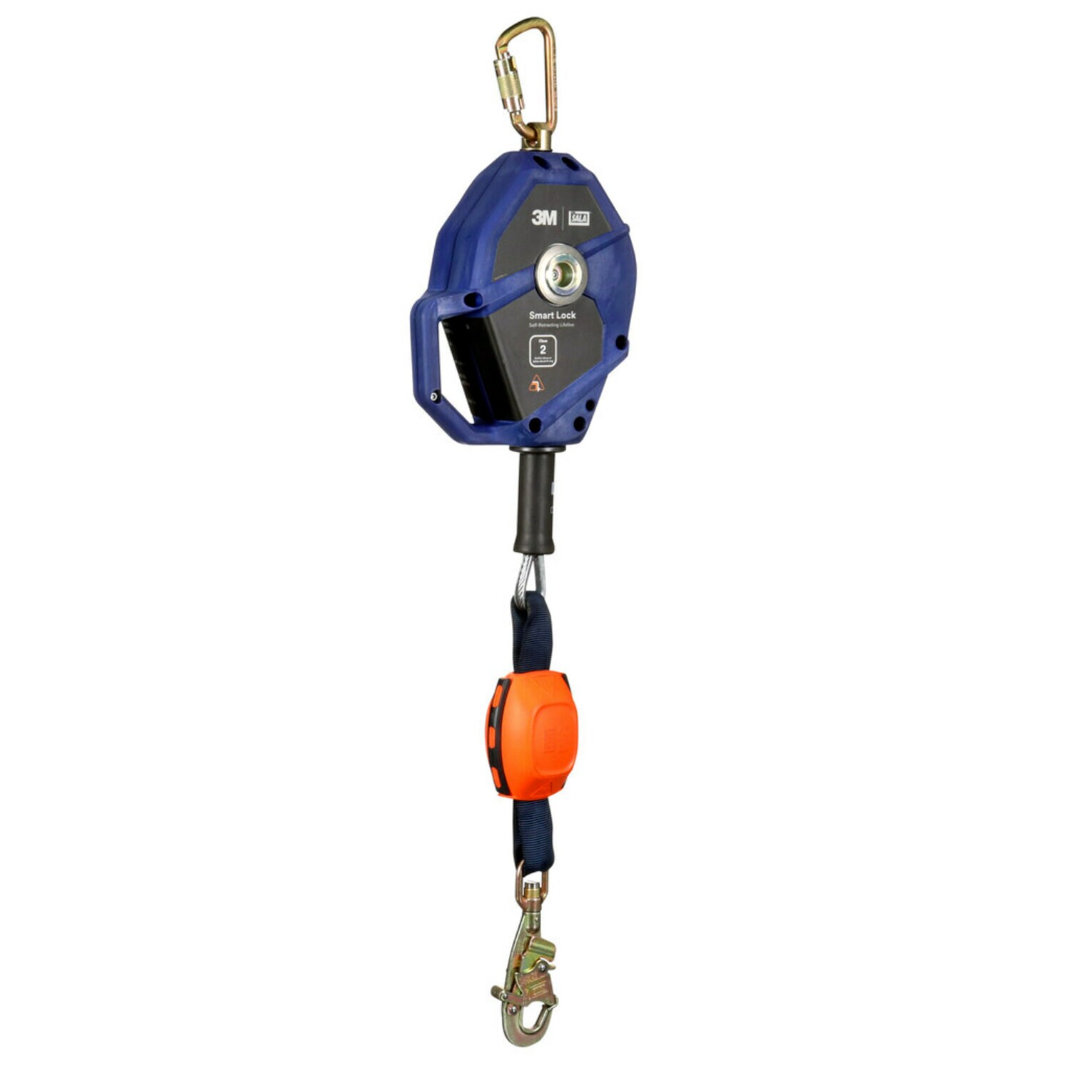 7100311415 - 3M DBI-SALA Smart Lock Edge Self Retracting Lifeline 3503880, Galvanized Cable, Steel Swivel Snap Hook, 20 ft, Class 2