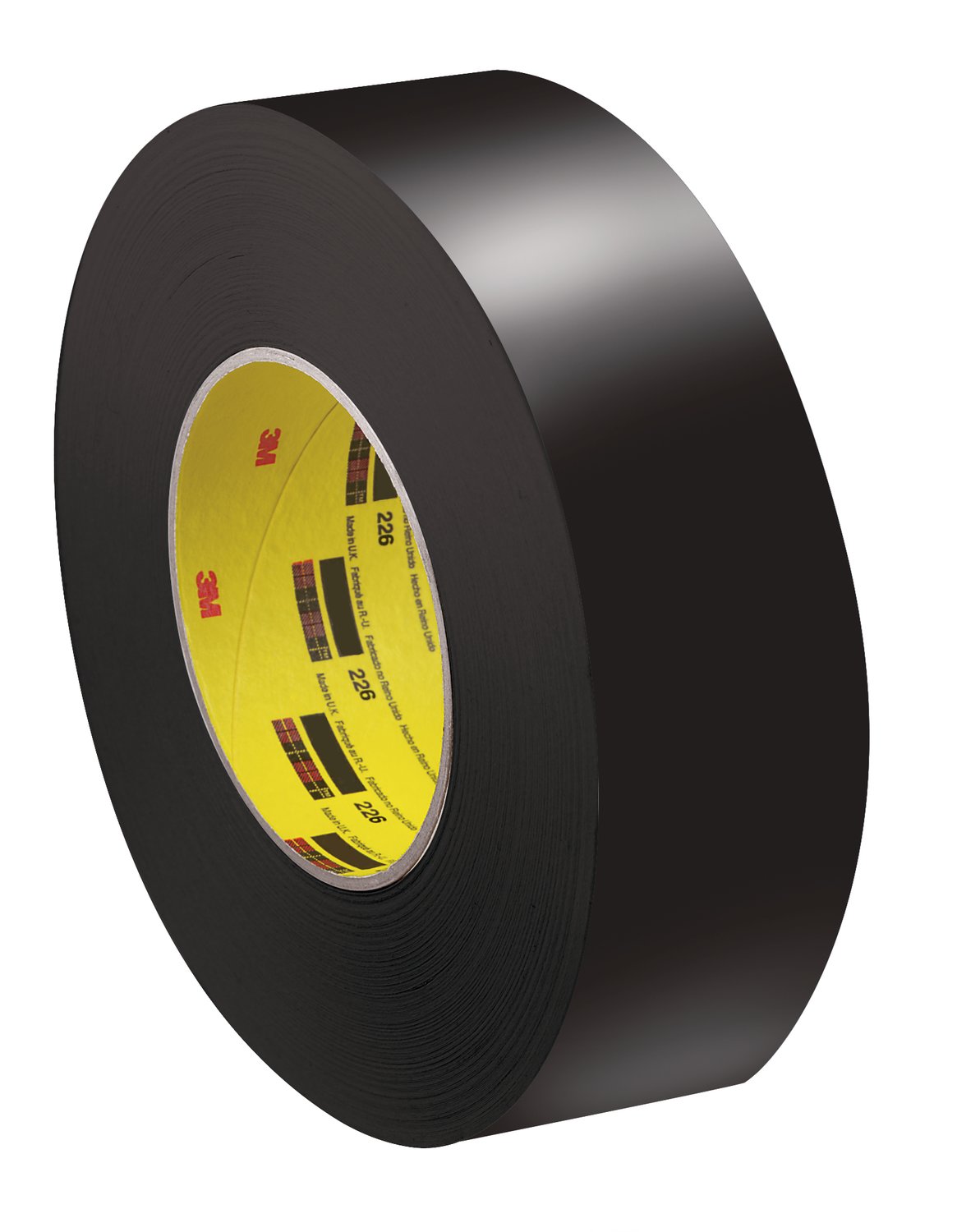 7010373489 - Scotch Solvent Resistant Masking Tape 226, Black, 16 in x 60 yd, 10.6 mil, 1/Case