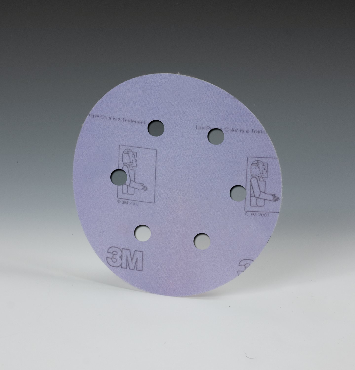 7010518179 - 3M Hookit Film Disc 360L, P320, 6 in x NH, D/F 6HL, Die 600HZ