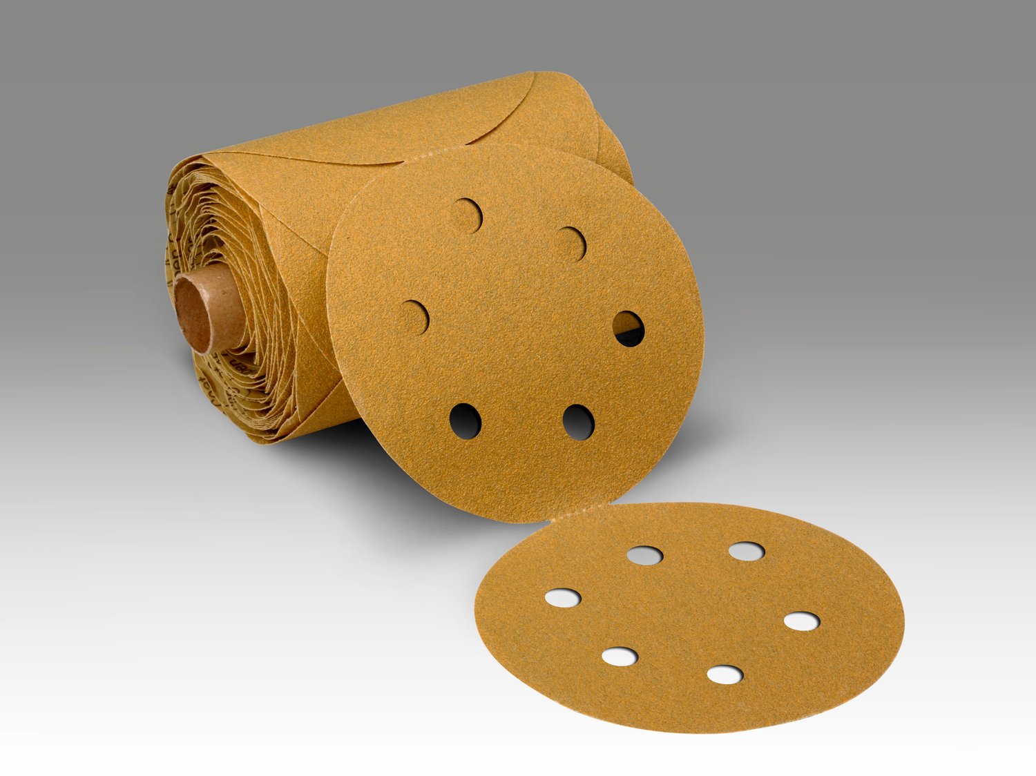 7010325456 - 3M Stikit Paper Disc Roll 363I, 6 in x NH, 6 Hole, 80 F-weight, D/F, 600HZ, 100 Discs/Roll, 4 Rolls/Case