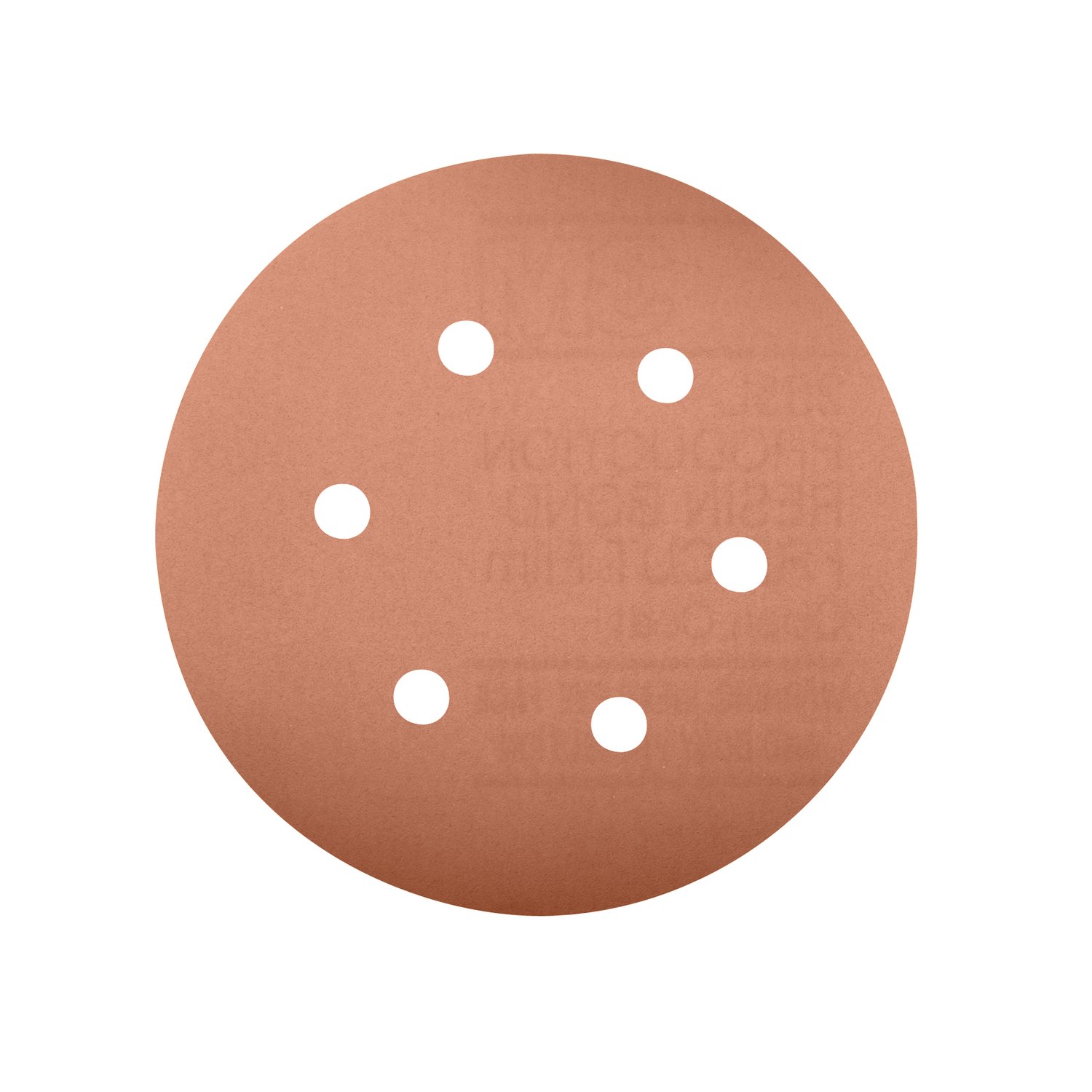 7100230555 - 3M Hookit Microfinishing Film Disc 366L, 180 Mic 3MIL, Type D, 6 in x NH, D/F 6HL, Die 600HZ