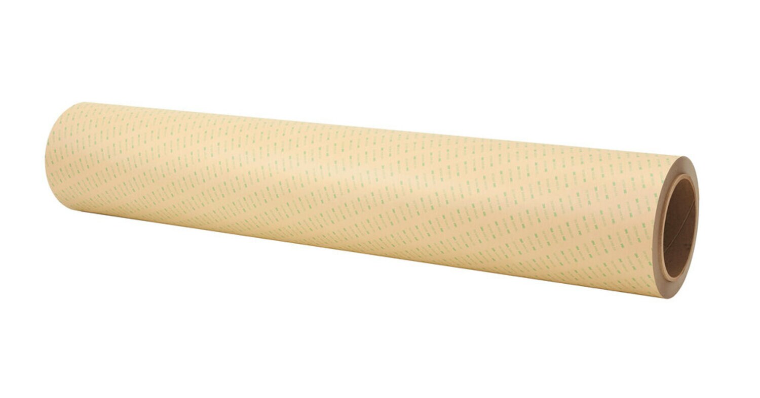 7100152612 - 3M Double Coated Tape Double Linered 93005LE, Clear, 24 in x 36 in, 2 mil, 100 Sheet/Case