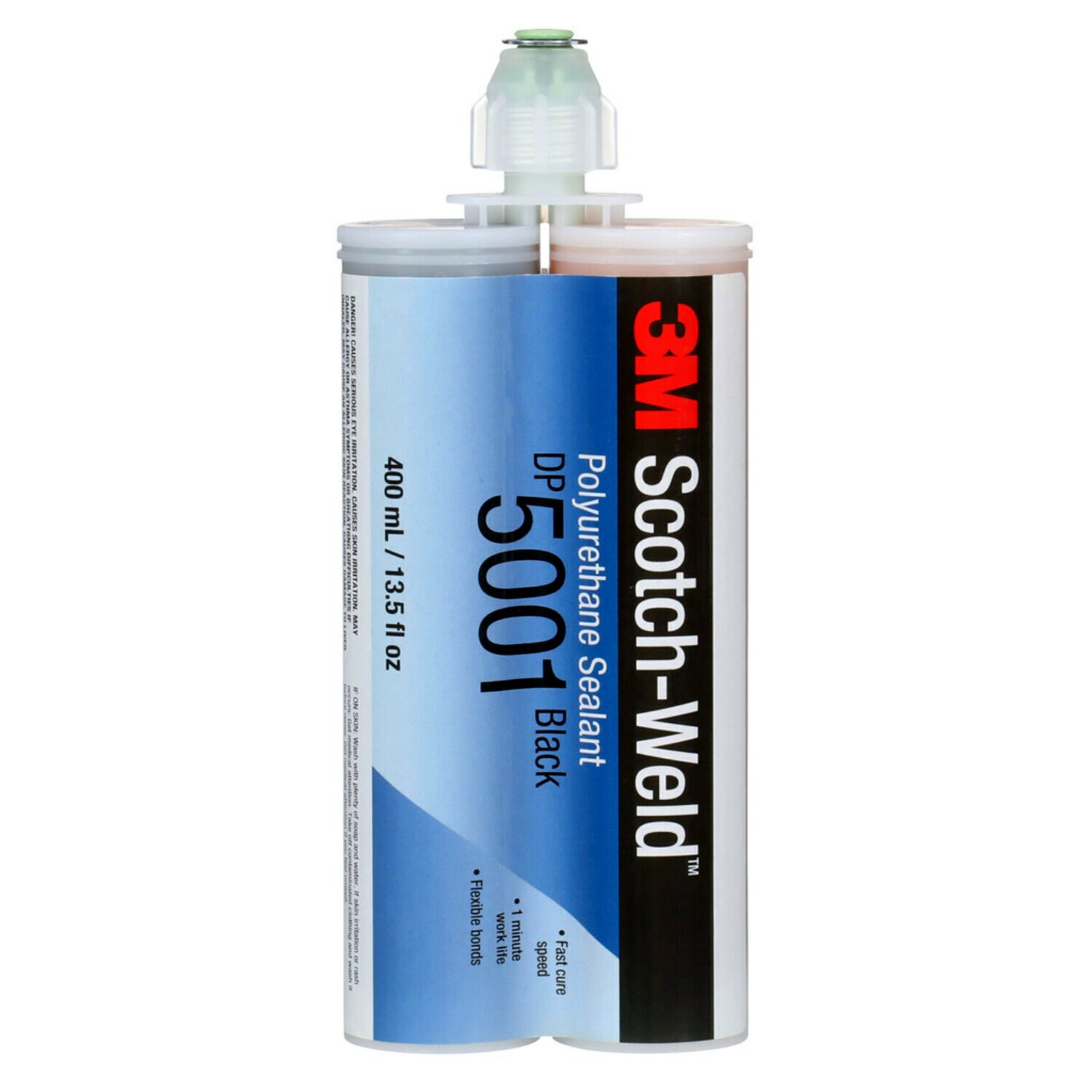 7100028818 - 3M Scotch-Weld Polyurethane Sealant DP5001, Black, 400 mL Duo-Pak, 6/Case