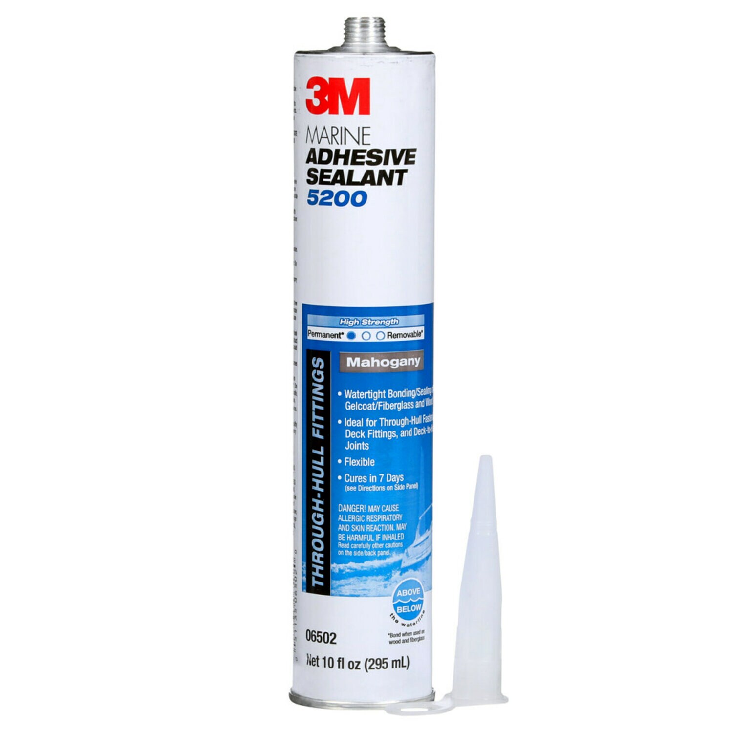 7000045778 - 3M Marine Adhesive Sealant 5200, Mahogany, 295 mL Cartridge, 12/Case