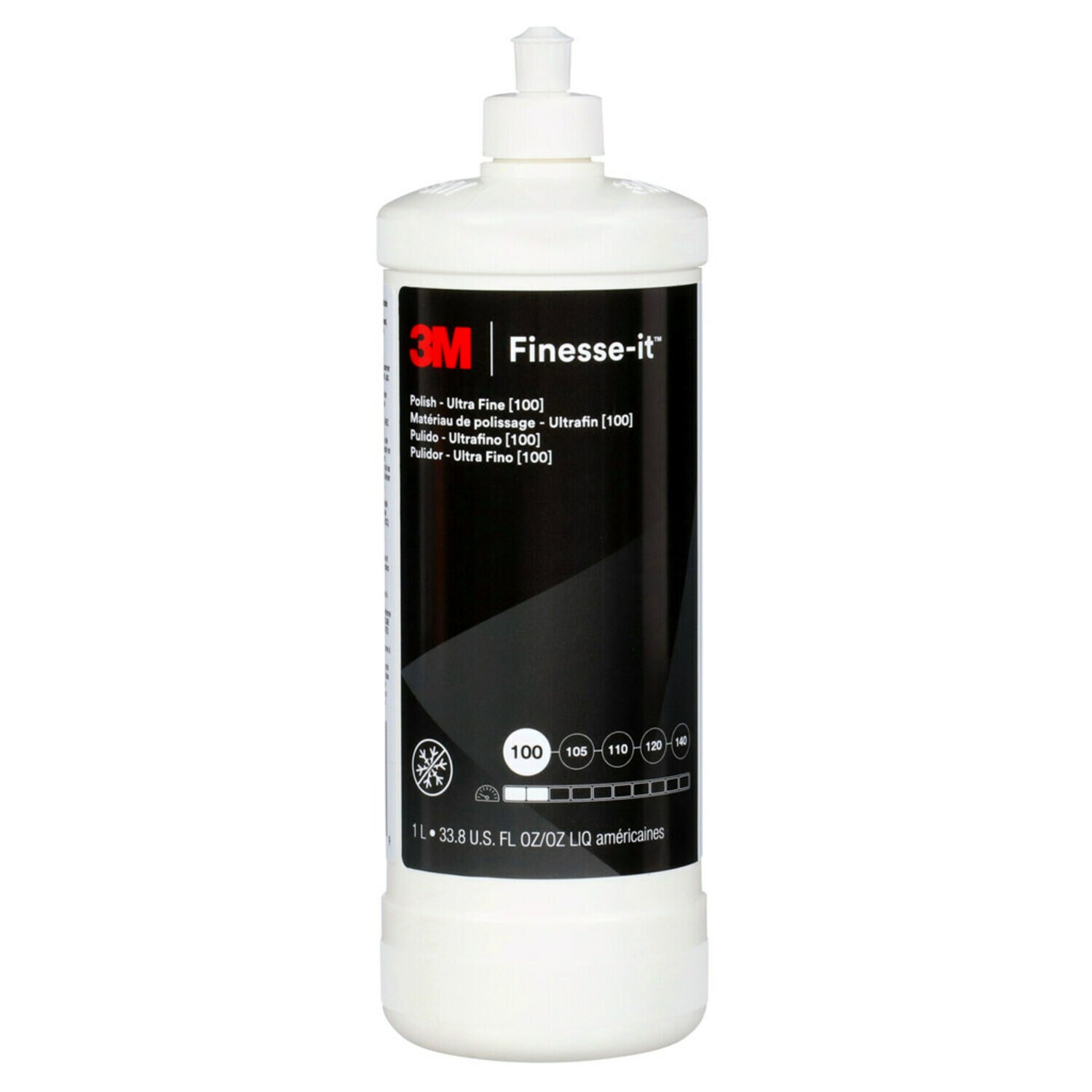 7100042116 - 3M Finesse-it Polish Standard Series, 28696, Ultra Fine (100), White, 1 Liter (33.814 oz), 12 ea/Case