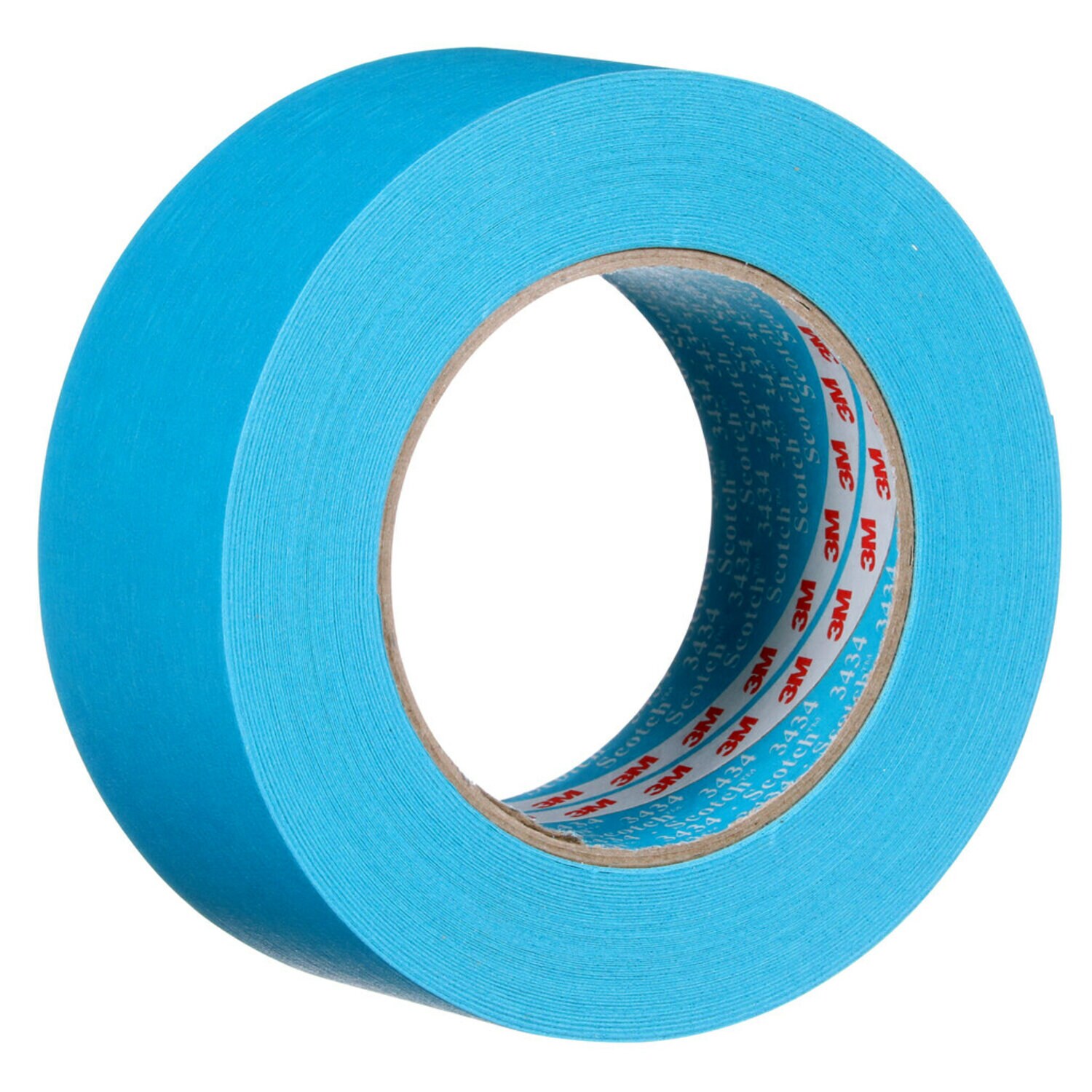 7100037744 - 3M High Performance Blue Masking Tape 3434, 07899, 48 mm x 50 m, 20 Rolls/Case