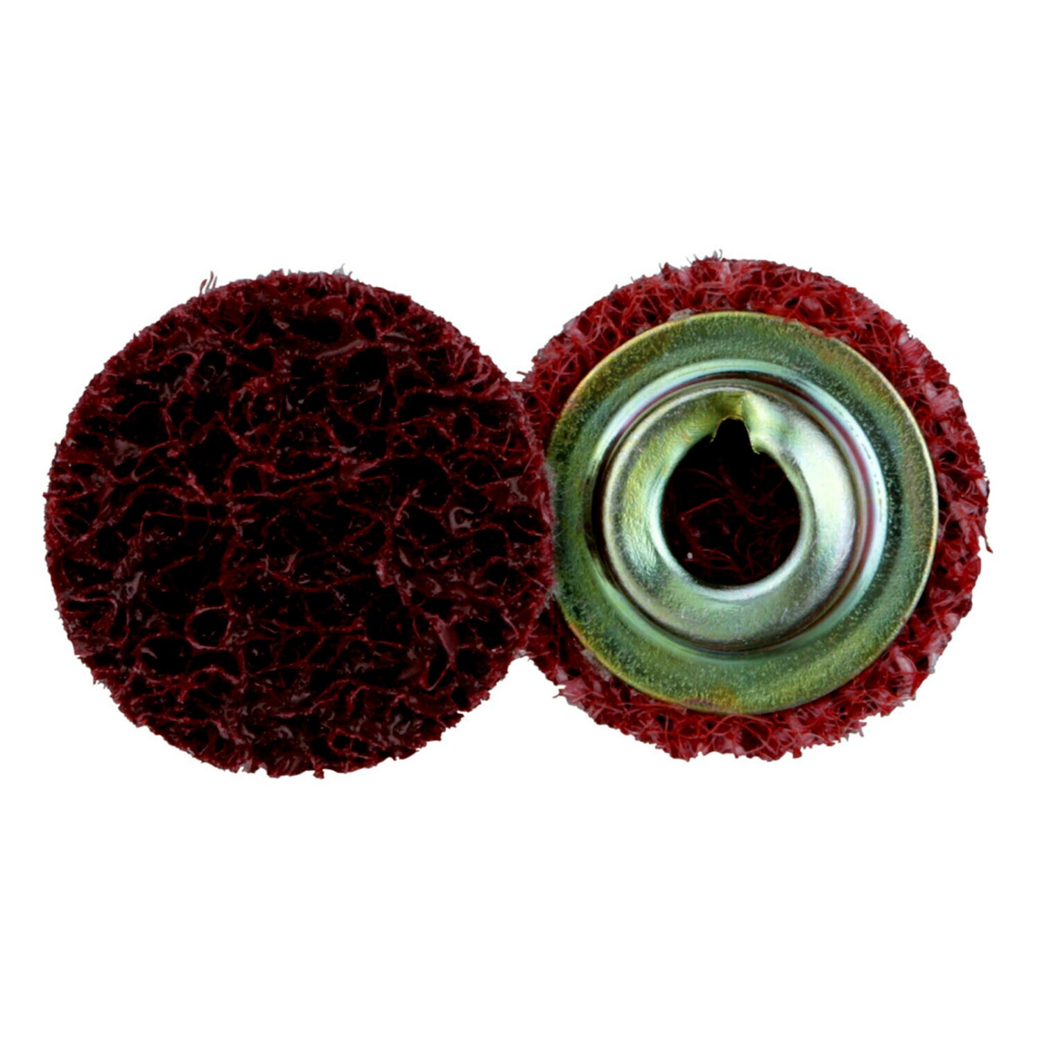7000121647 - Standard Abrasives Quick Change Surface Conditioning GP Disc, 840038, A/O MED, TSM, Maroon, 3/4 in, QS75KM, 50/Car, 500 ea/Case