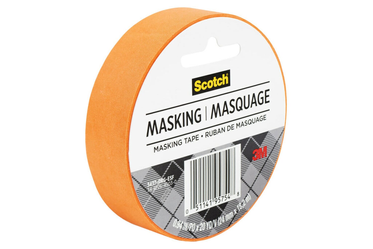 7100024406 - Scotch Expressions Masking Tape 3437-ORG-ESF, Tangerine
