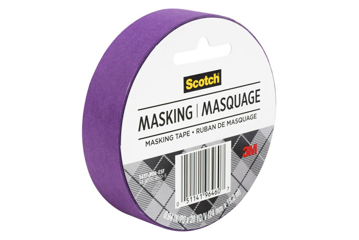 7100023682 - Scotch Expressions Masking Tape, 3437-PUR-ESF, Purple