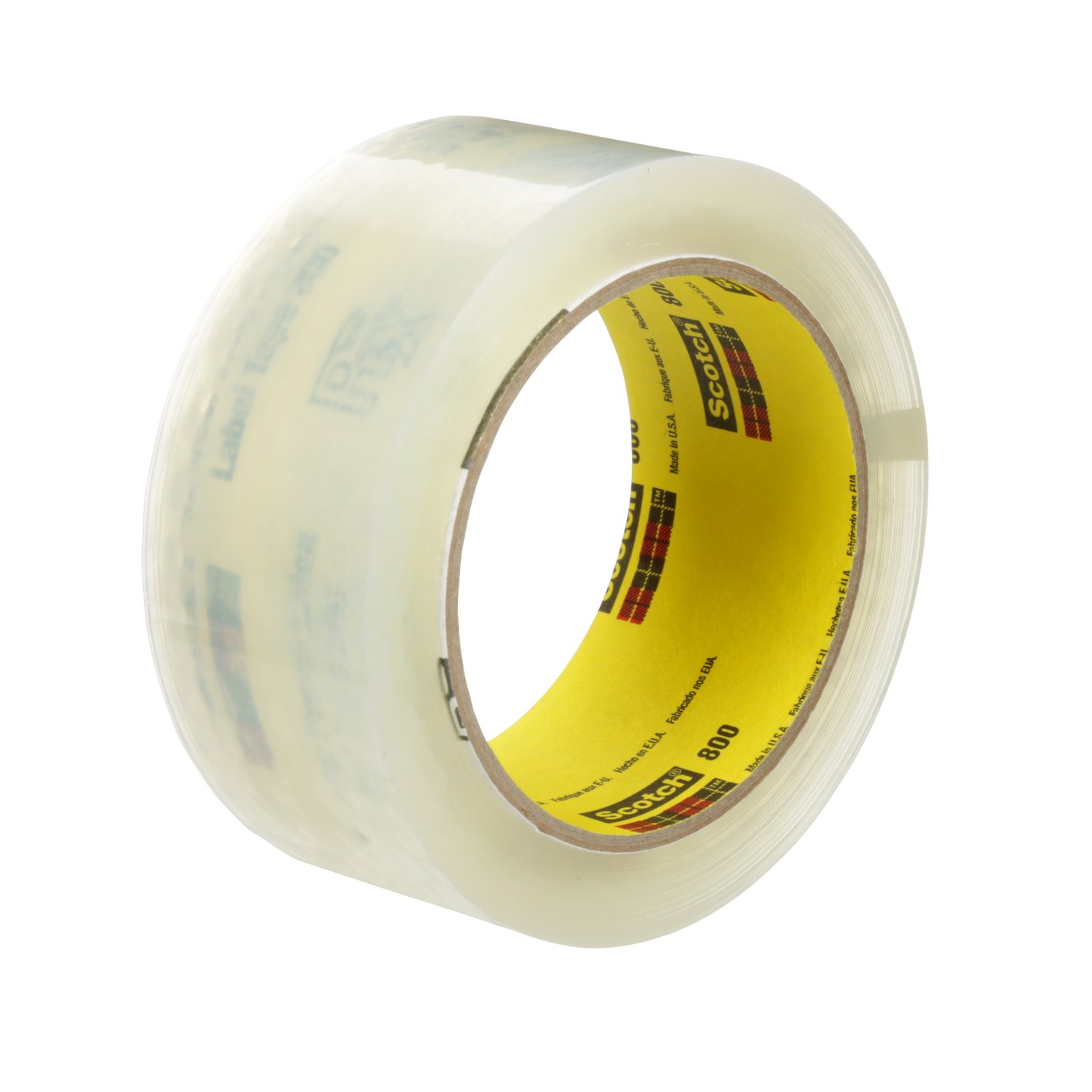 7000122578 - Scotch Prescription Label Tape 800 Clear, 1 1/2 in x 72 yd, 24 per case Bulk