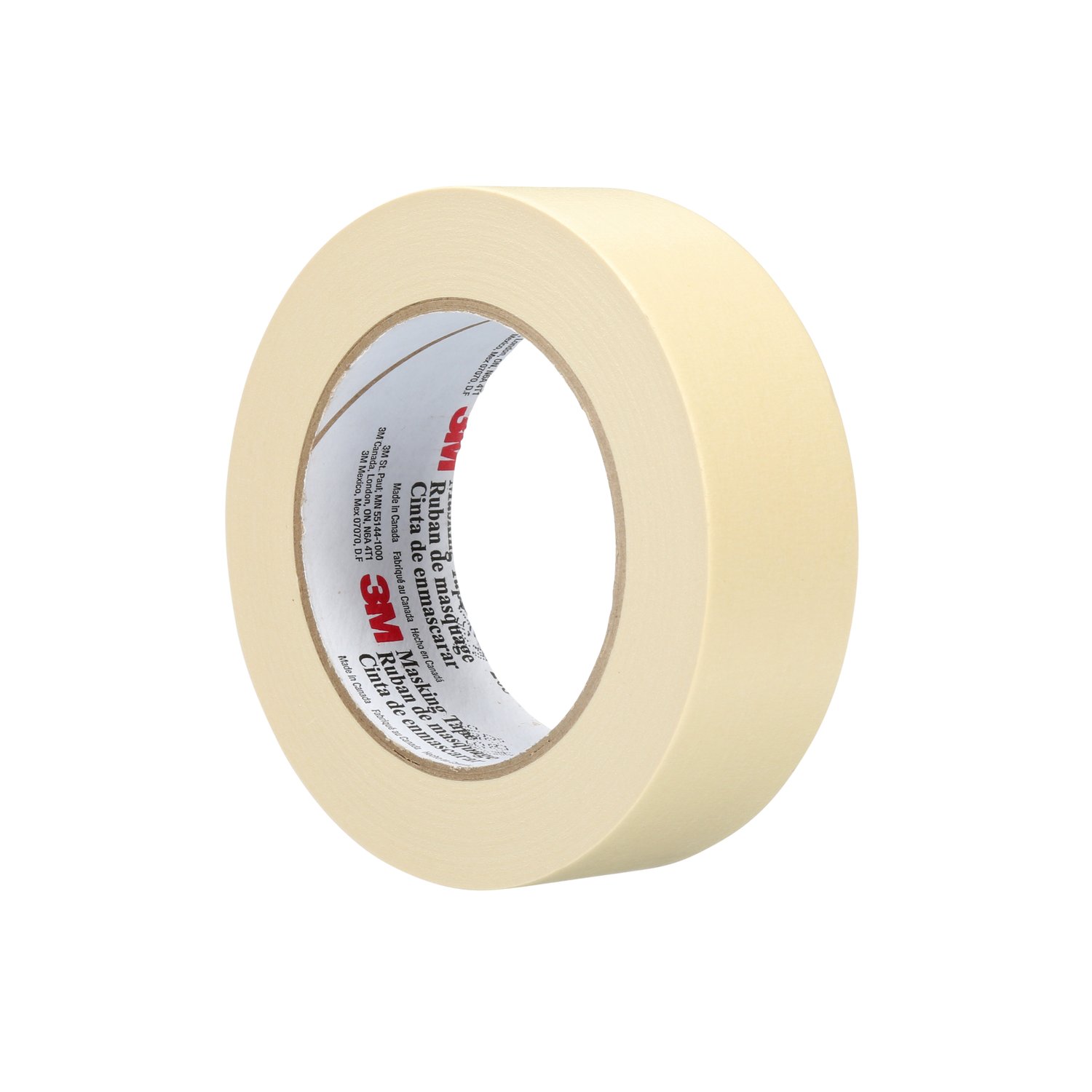 7000124208 - 3M General Purpose Masking Tape 203, Beige, 36 mm x 55 m, 4.7 mil, 24 Roll/Case
