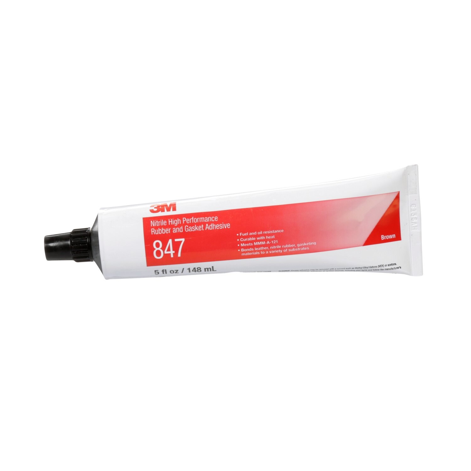 7000000794 - 3M Nitrile High Performance Rubber and Gasket Adhesive 847, Brown, 5 Oz Tube, 36/Case