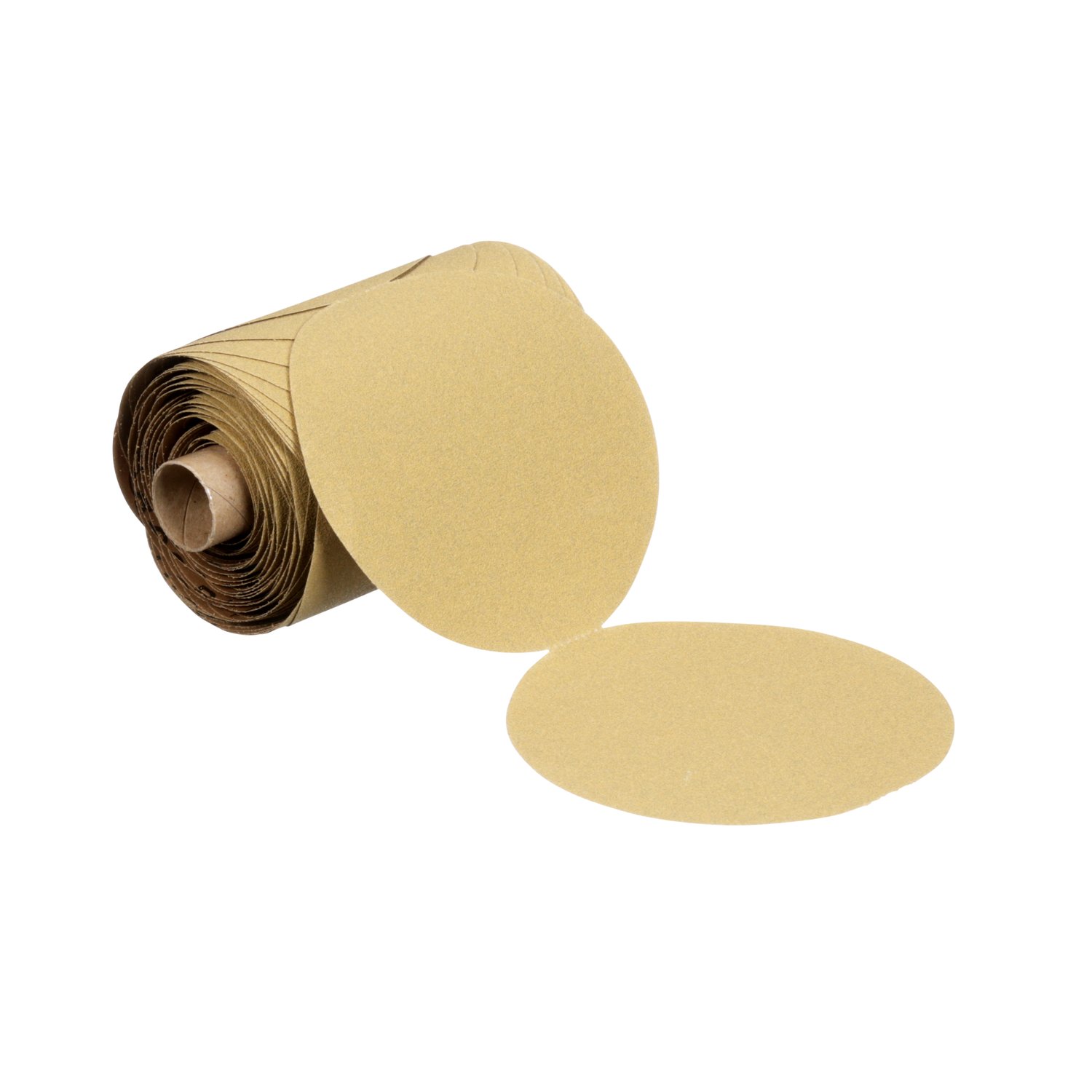 7000028098 - 3M Stikit Paper Disc Roll 236U, P100 C-weight, 5 in x NH, Die 500X, 100 Discs/Roll, 4 Rolls/Case