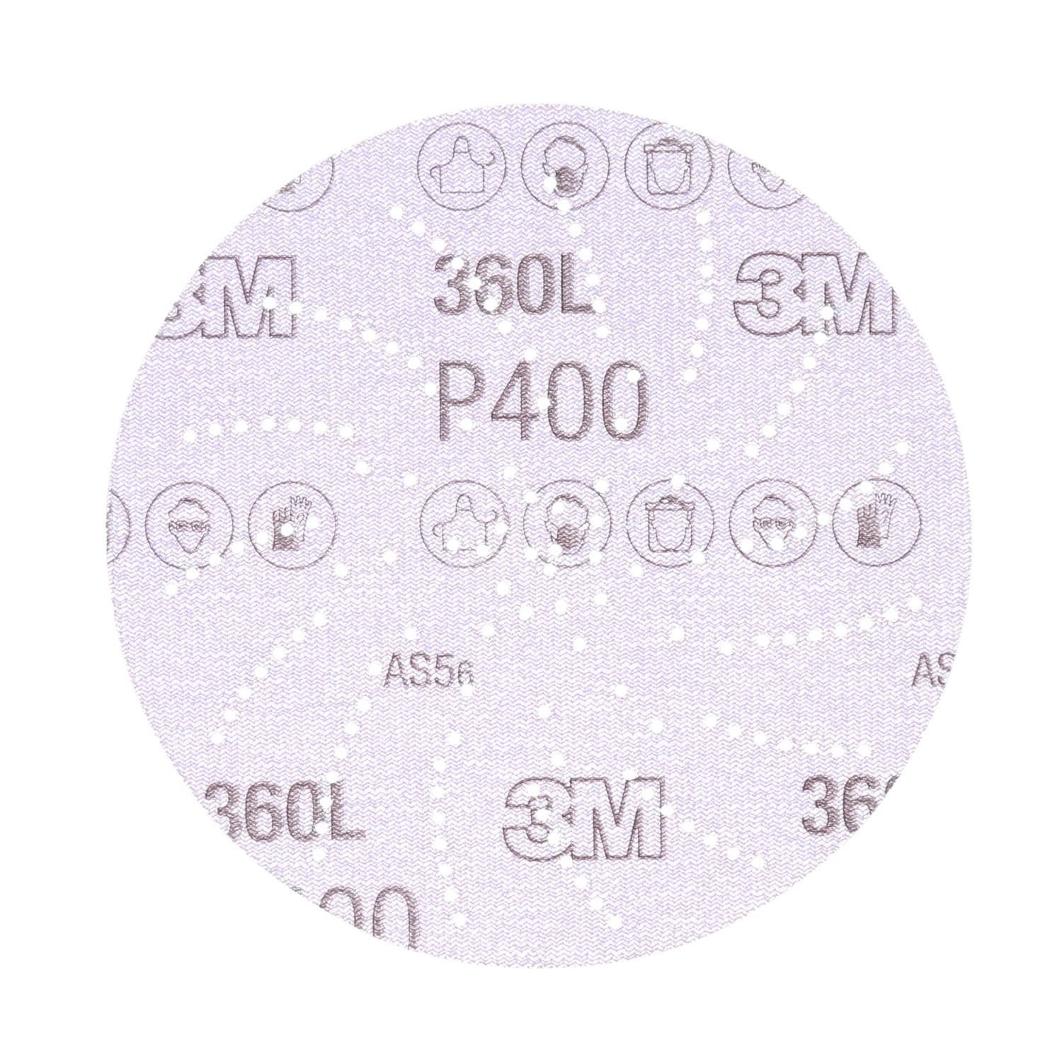 7100084760 - 3M Xtract Film Disc 360L, 20888, P400 3MIL, 3 in, Die 300LG, 100/Carton, 500 ea/Case, Shrink Wrapped