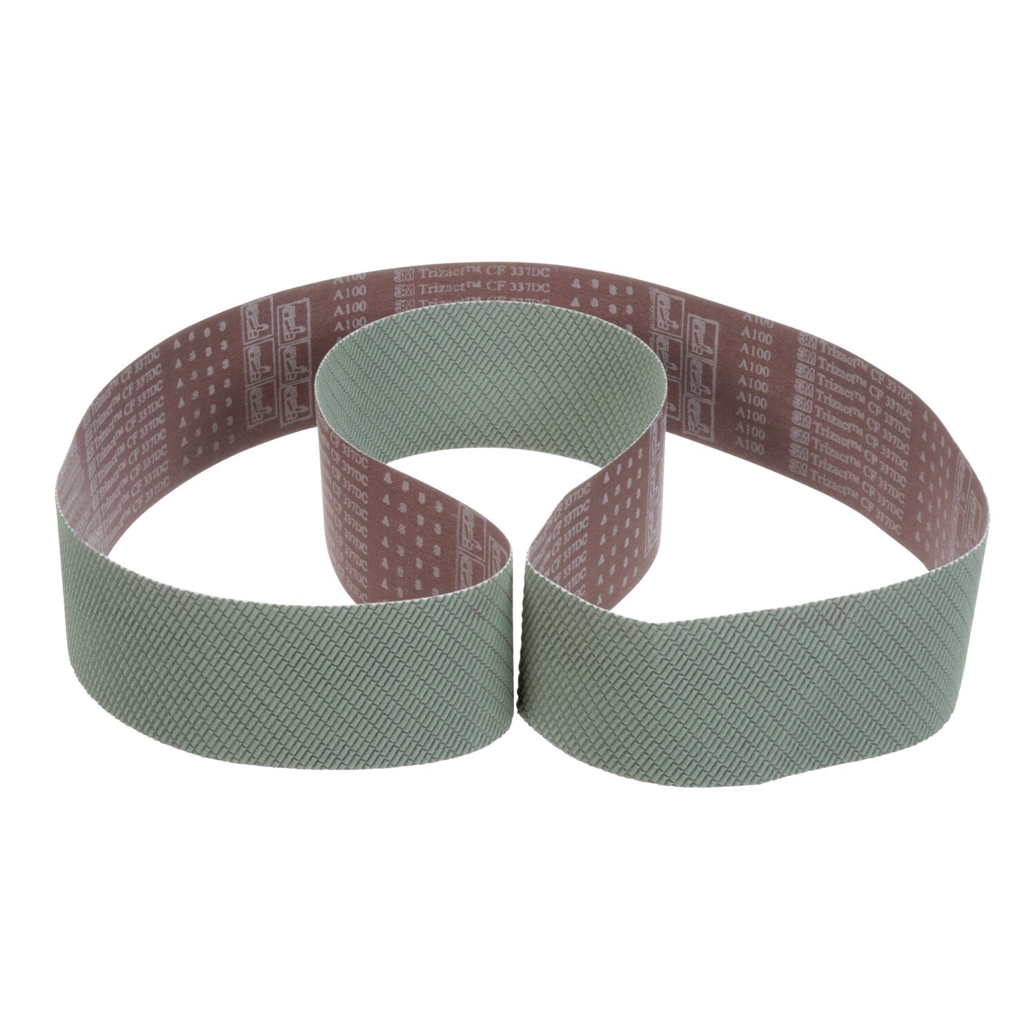 7100217426 - 3M Trizact CF Cloth Belt 347FC, A100 X-weight, 37 in x 60 in, Film-lok, L-flex