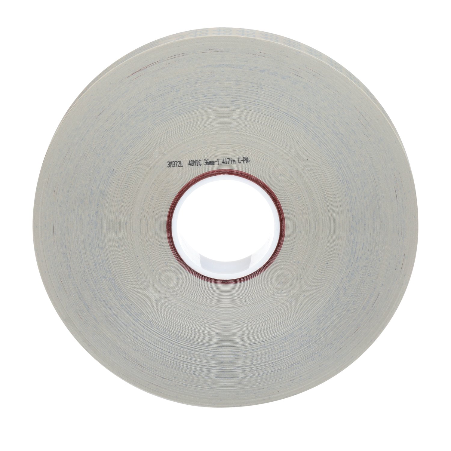7100184946 - 3M Microfinishing Film Roll 372L, .453 in x 650 ft x 3 in, 15 Mic, ASO, Keyed Core, 12 ea/Case