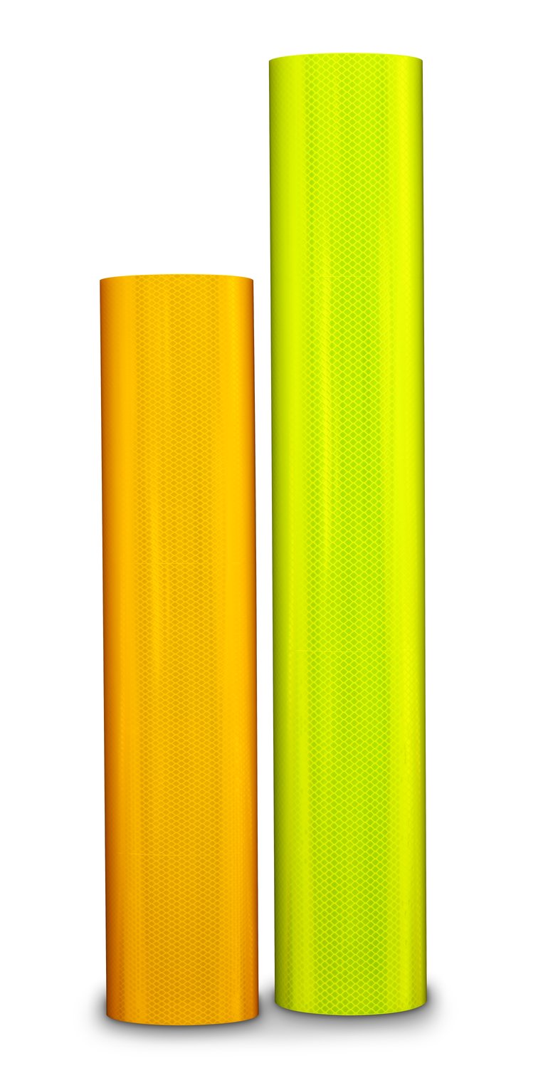 7010535121 - 3M Diamond Grade VIP Reflective Sheeting 3983 Fluorescent Yellow Green, 30 in x 30 in