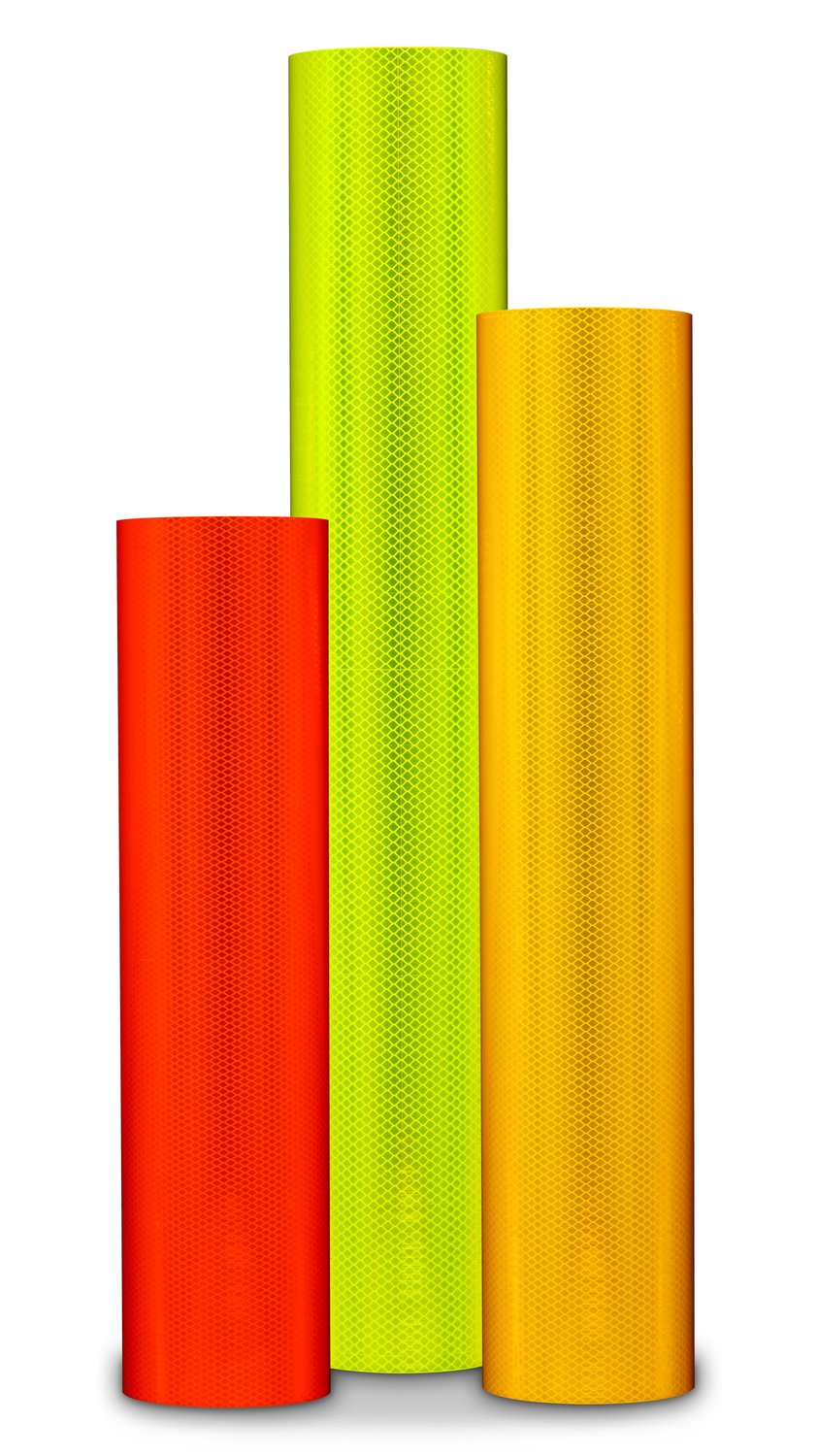 7100152914 - 3M Diamond Grade DG³ Reflective Sheeting 4081, Fluorescent Yellow,
with Lead/Trailer, 18 in x 50 yd