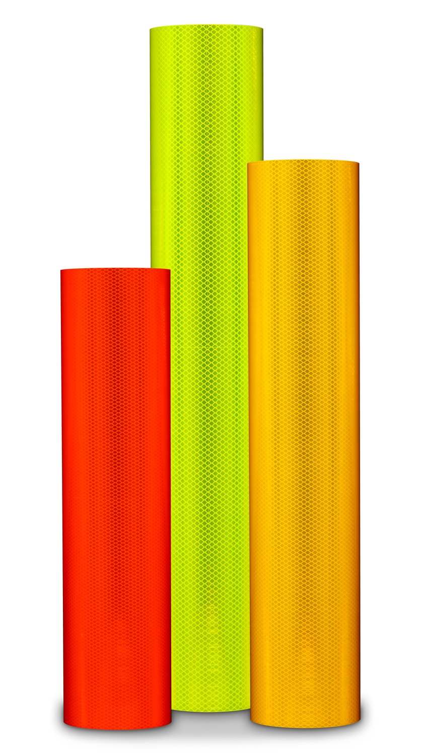 7100152815 - 3M Diamond Grade DG³ Reflective Sheeting 4081, Fluorescent Yellow, with Lead/Trailer, 5.9687 in x 100 yd